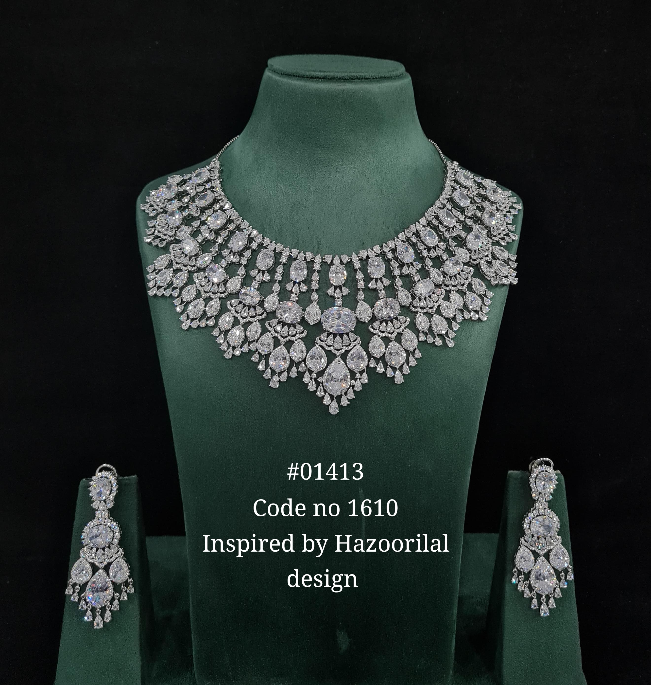 Cz Necklace 01413 - 4