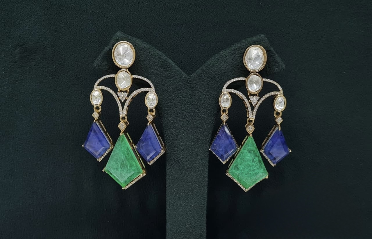 Moissanite Earrings 08901 - 3