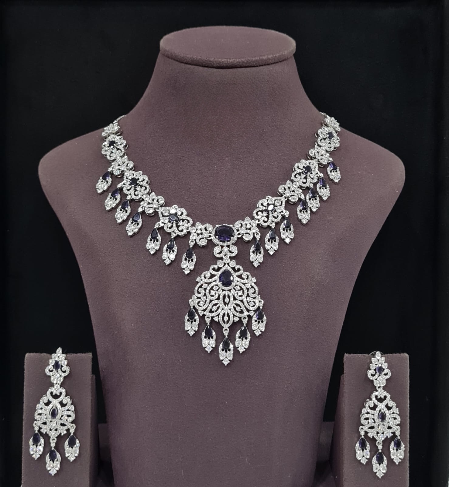 Cz Necklace 11651 - 3