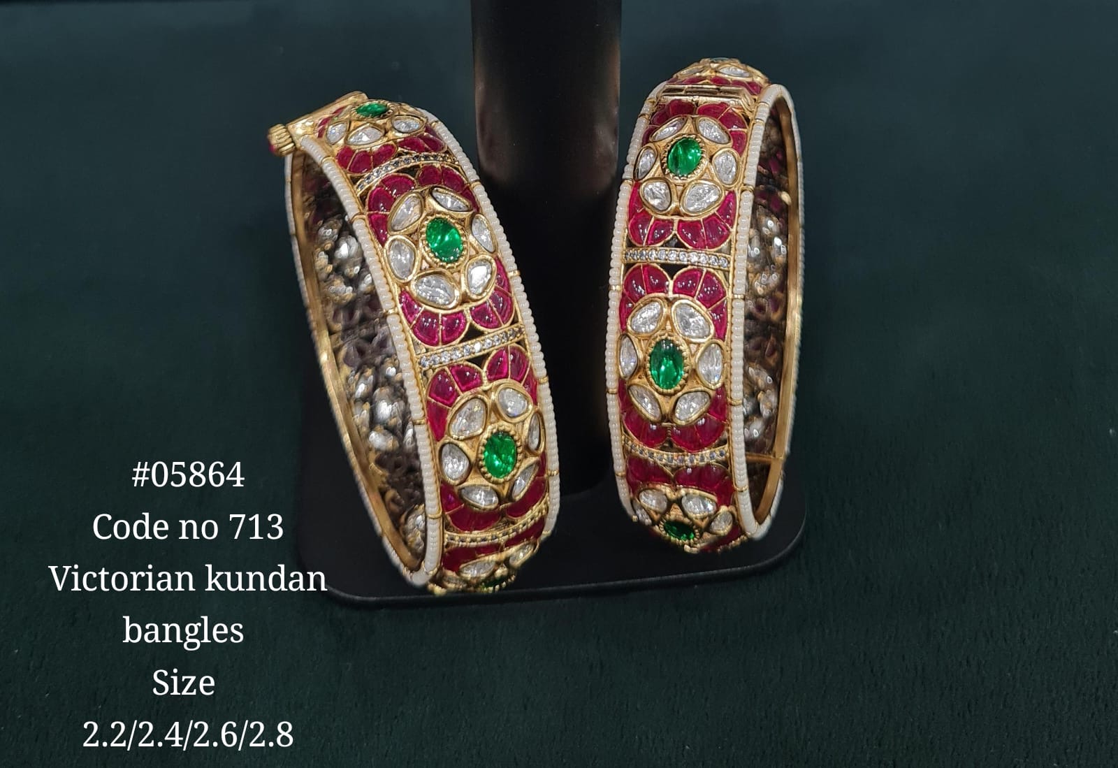 Kundan Bangles 05864