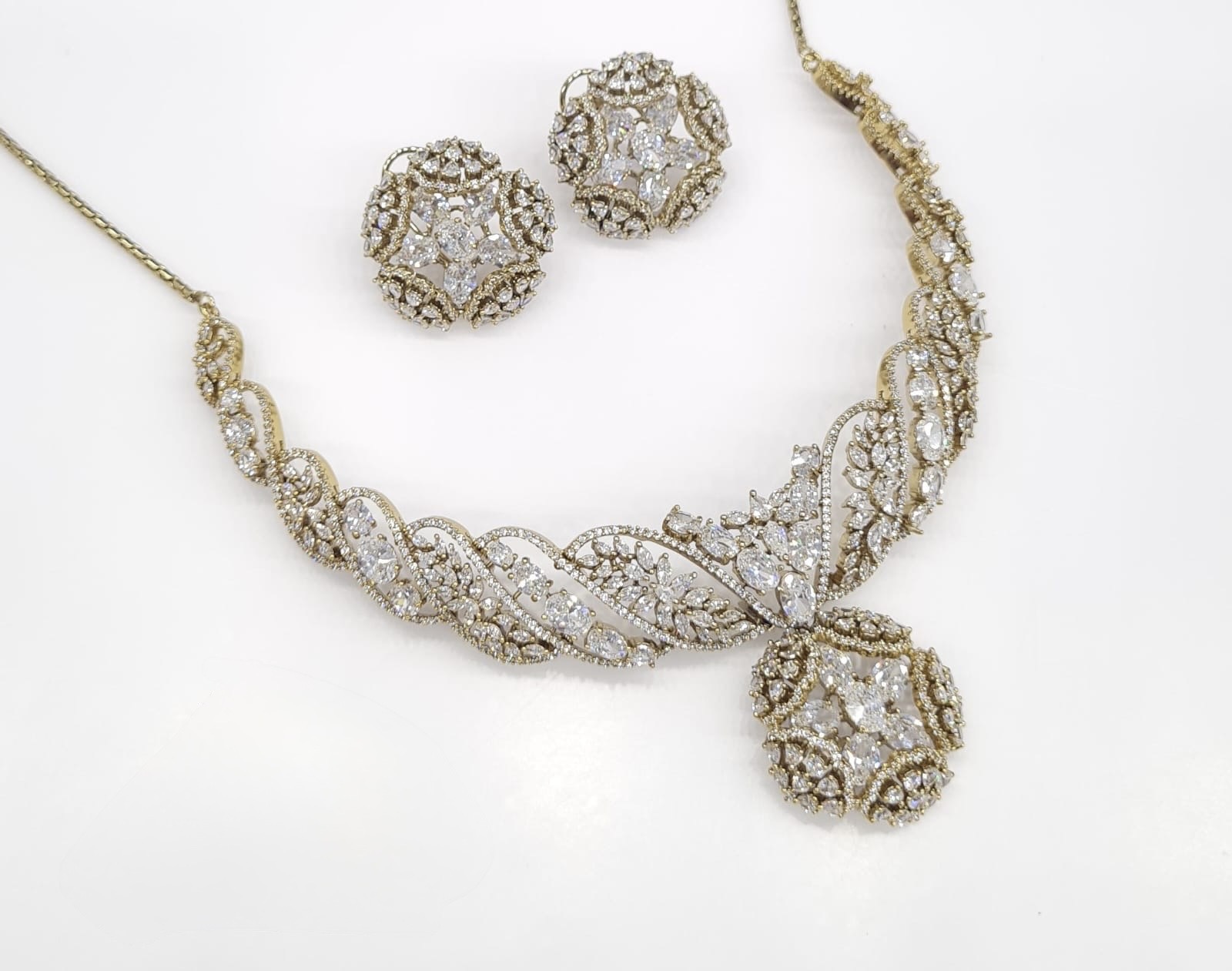 Cz Necklace 06774 - 3