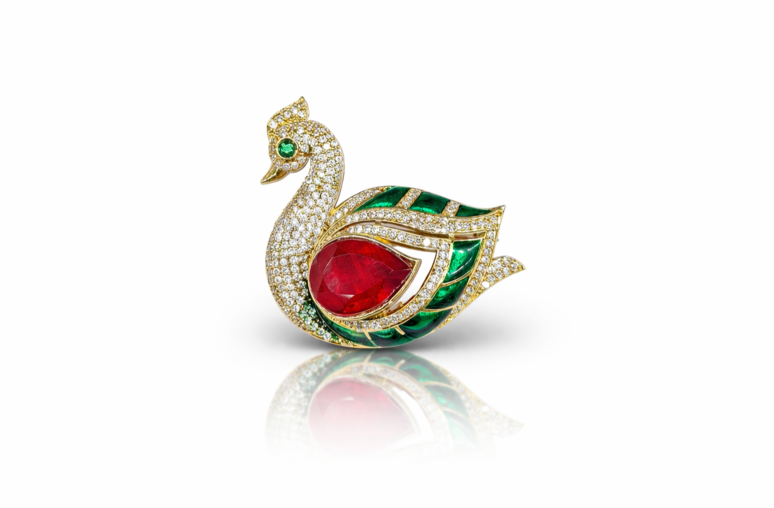 Swan Brooch 04062