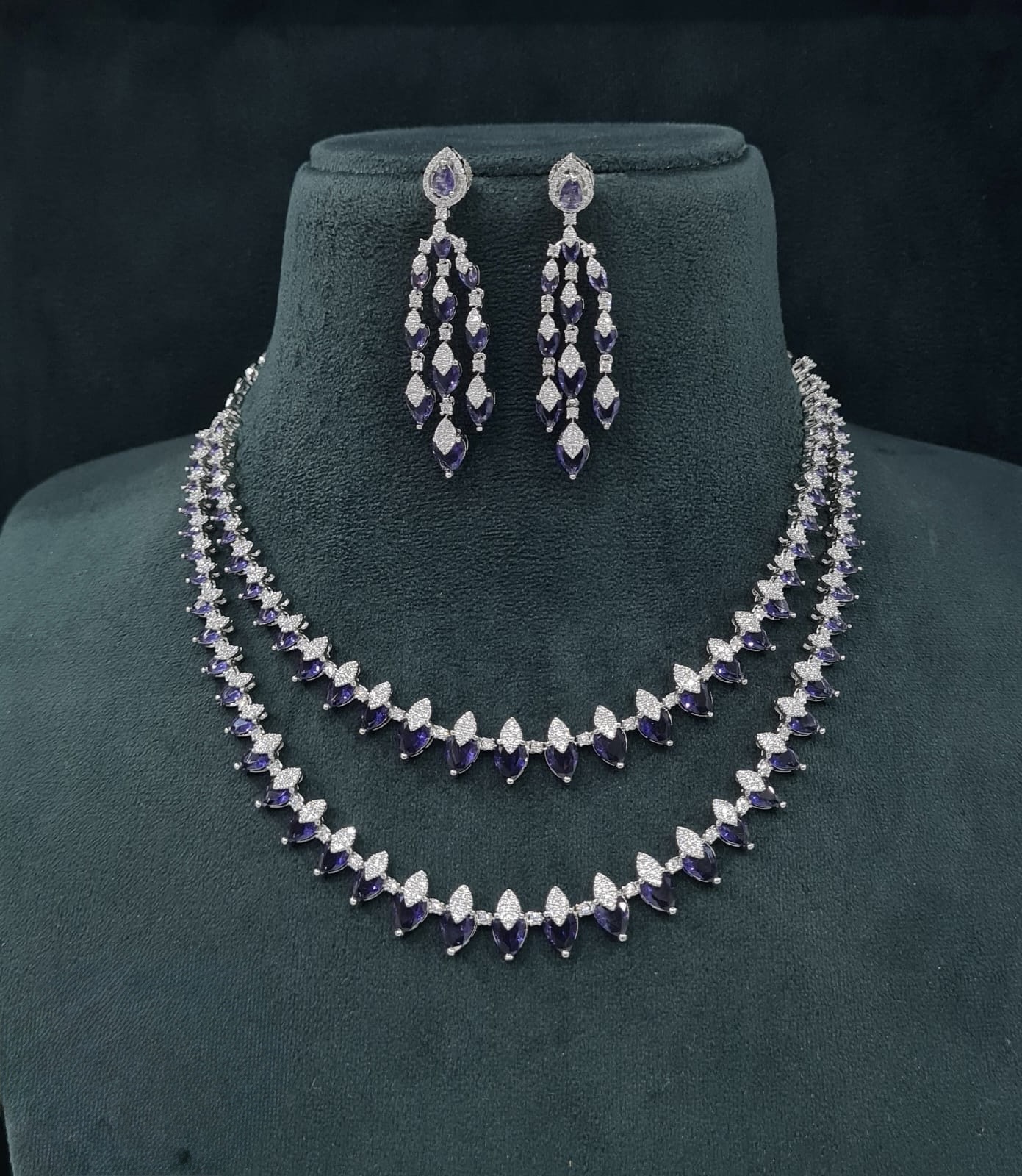 Cz Necklace 06303 - 2