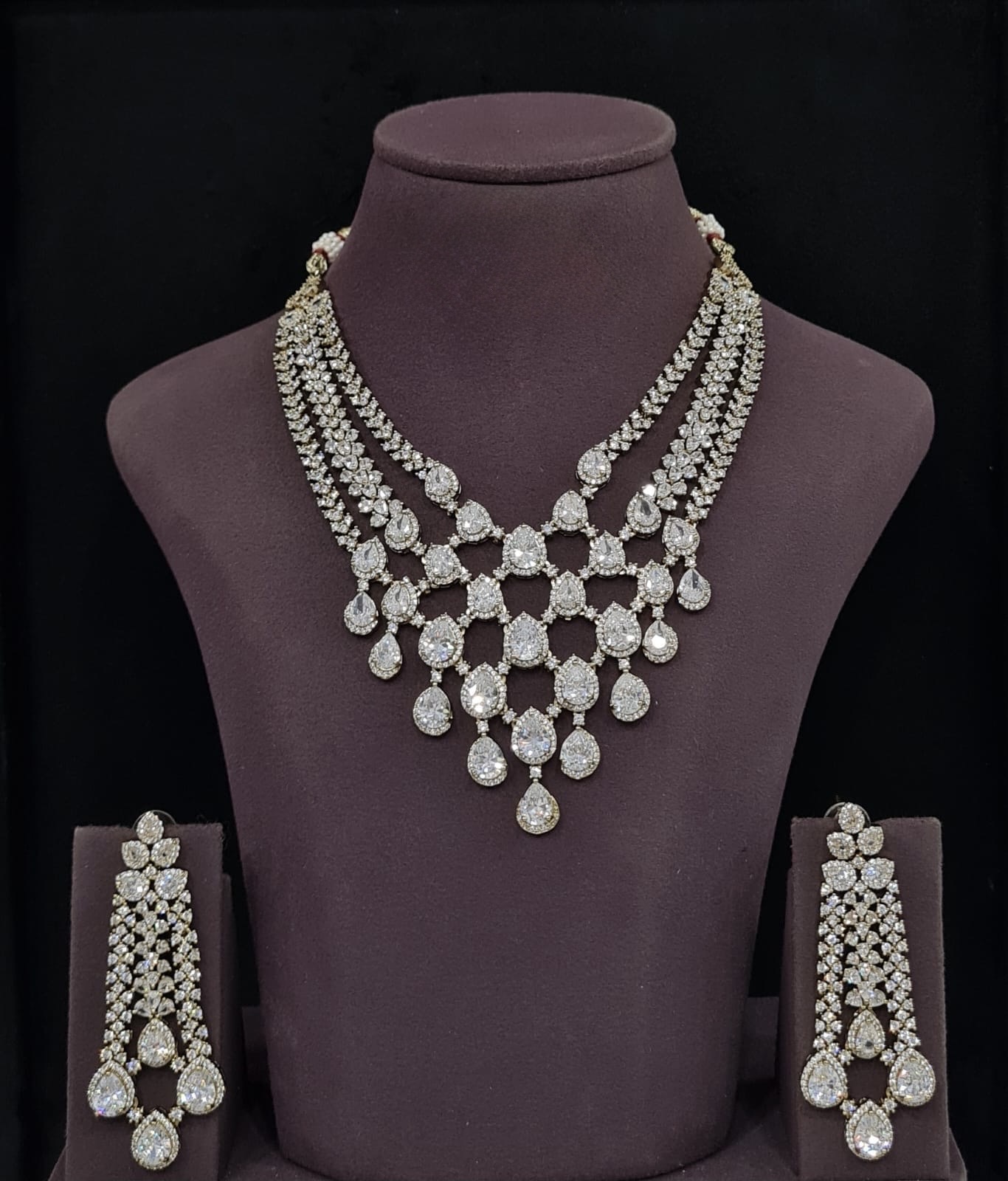 Cz Necklace 11426 - 2