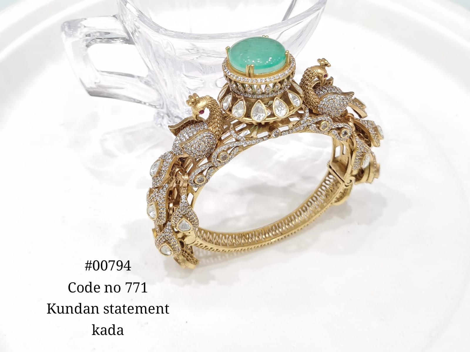 Kundan bracelet 00794 - 4