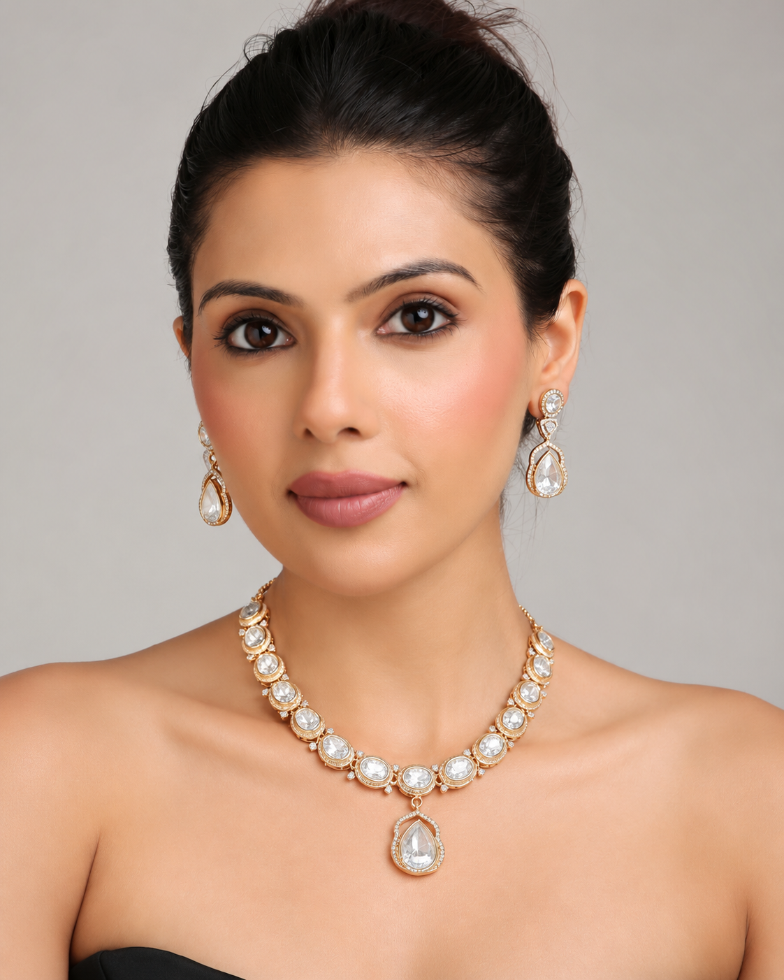 Kundan Necklace 11783 - 3