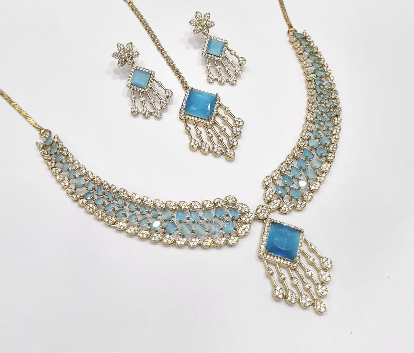 Cz Necklace 09425 - 13