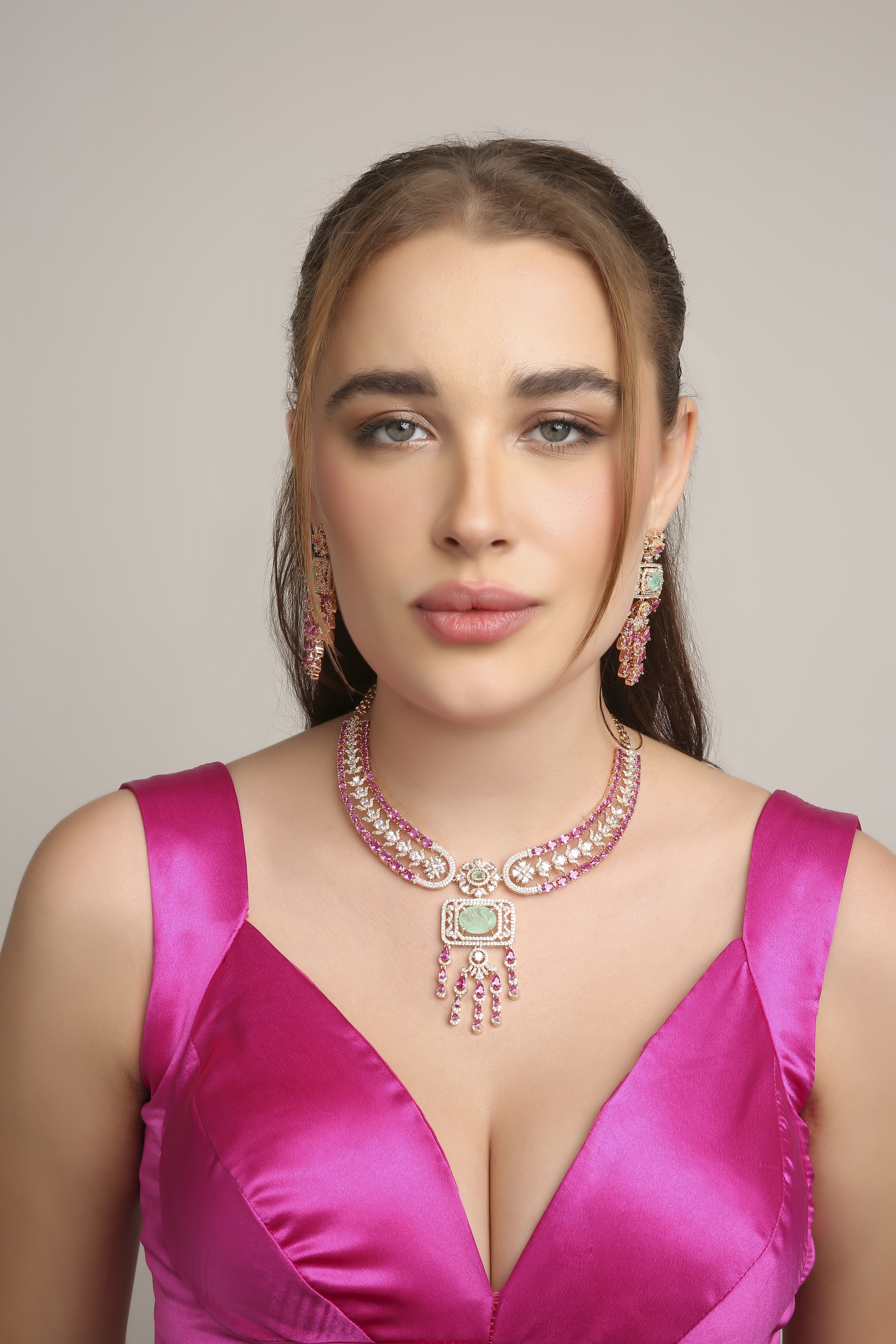 Cz Necklace 11102