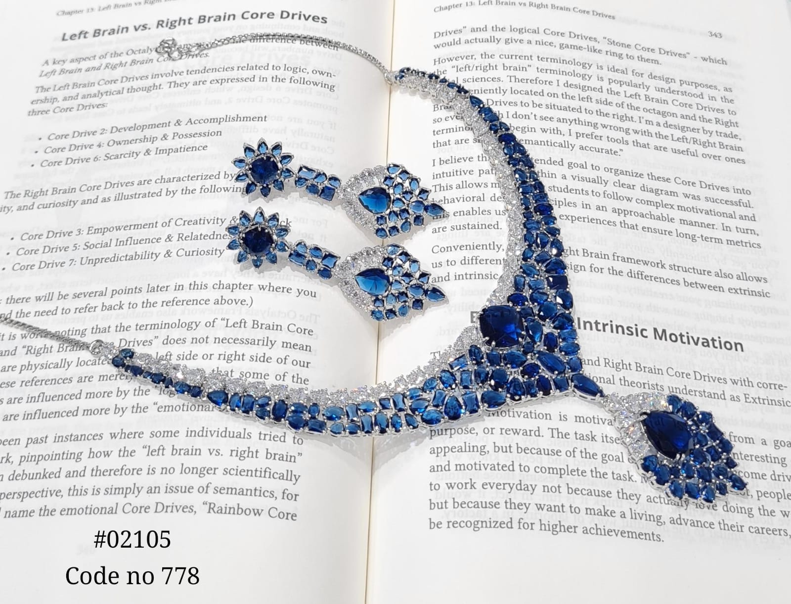 Cz Necklace set 02105 - 5