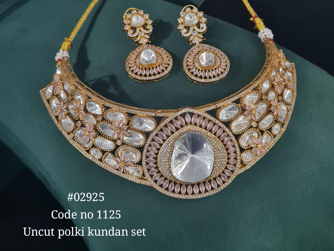 Kundan necklace 02925 - 4