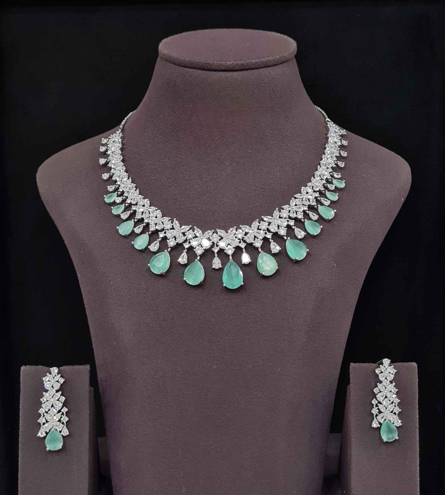 Cz Necklace 11652 - 2