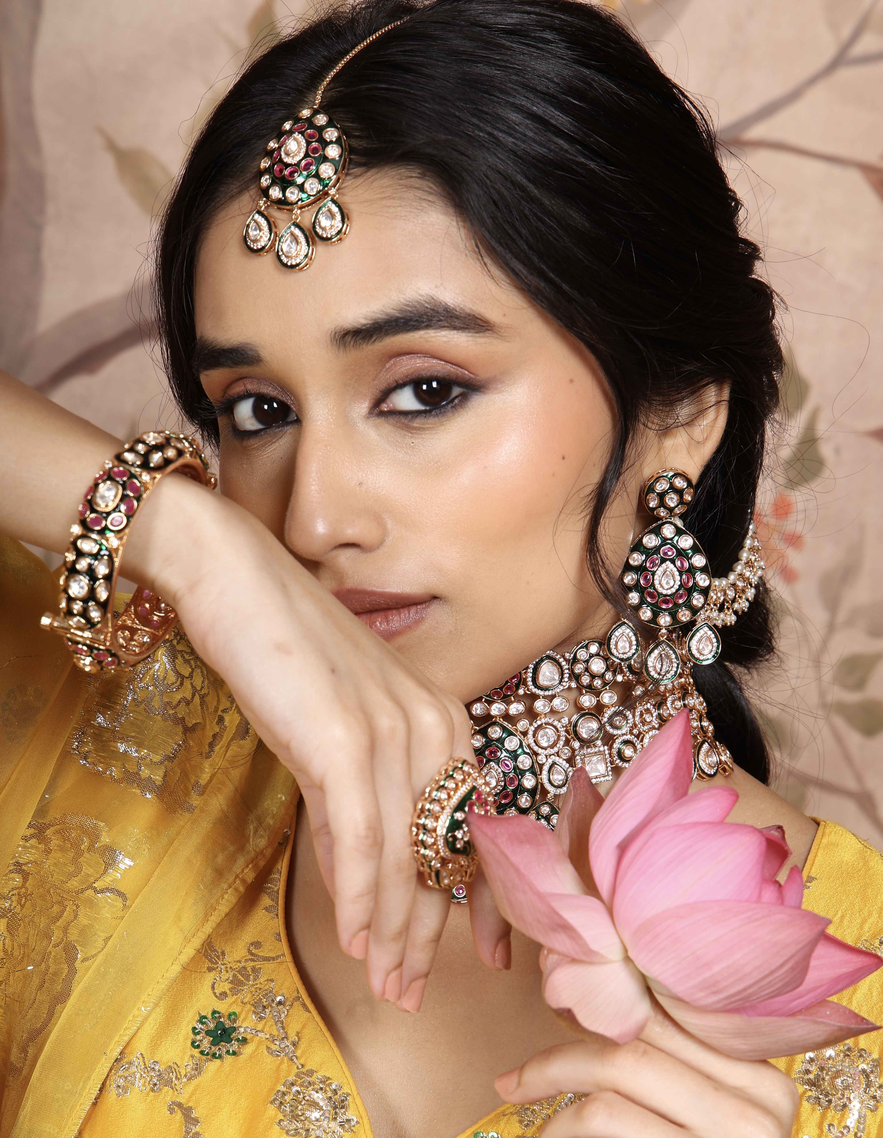 Kundan Bangles 07980