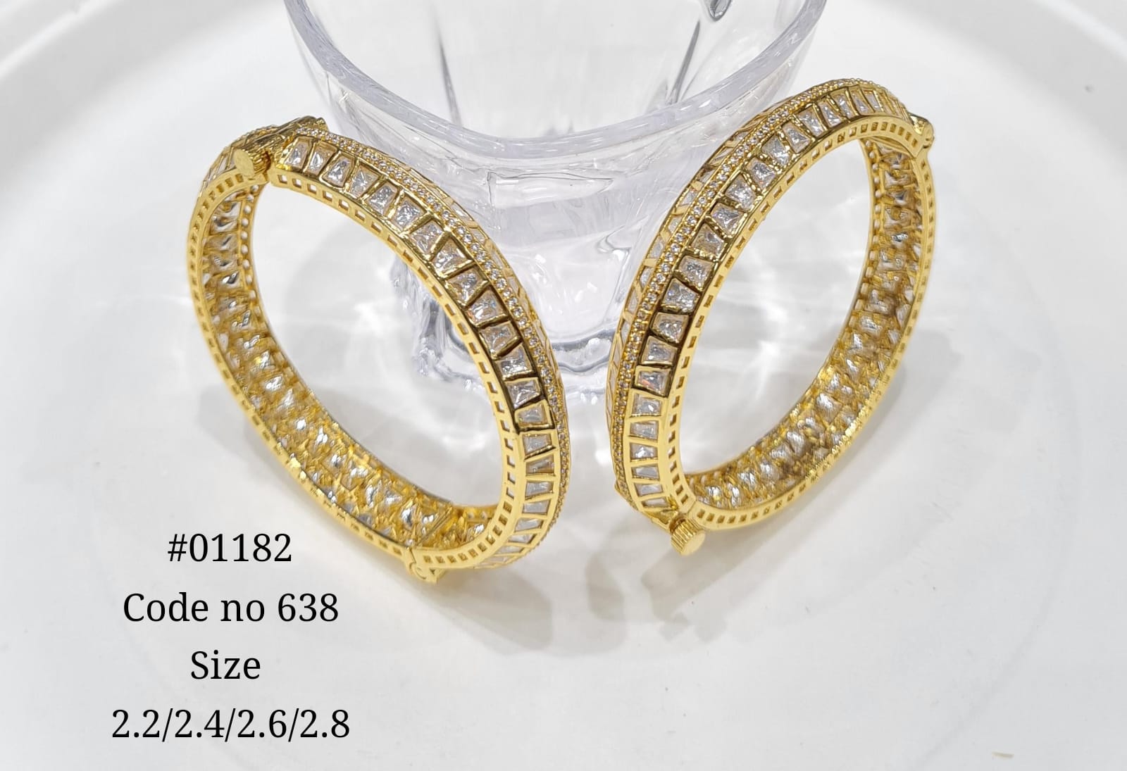 Kundan Bangles 01182