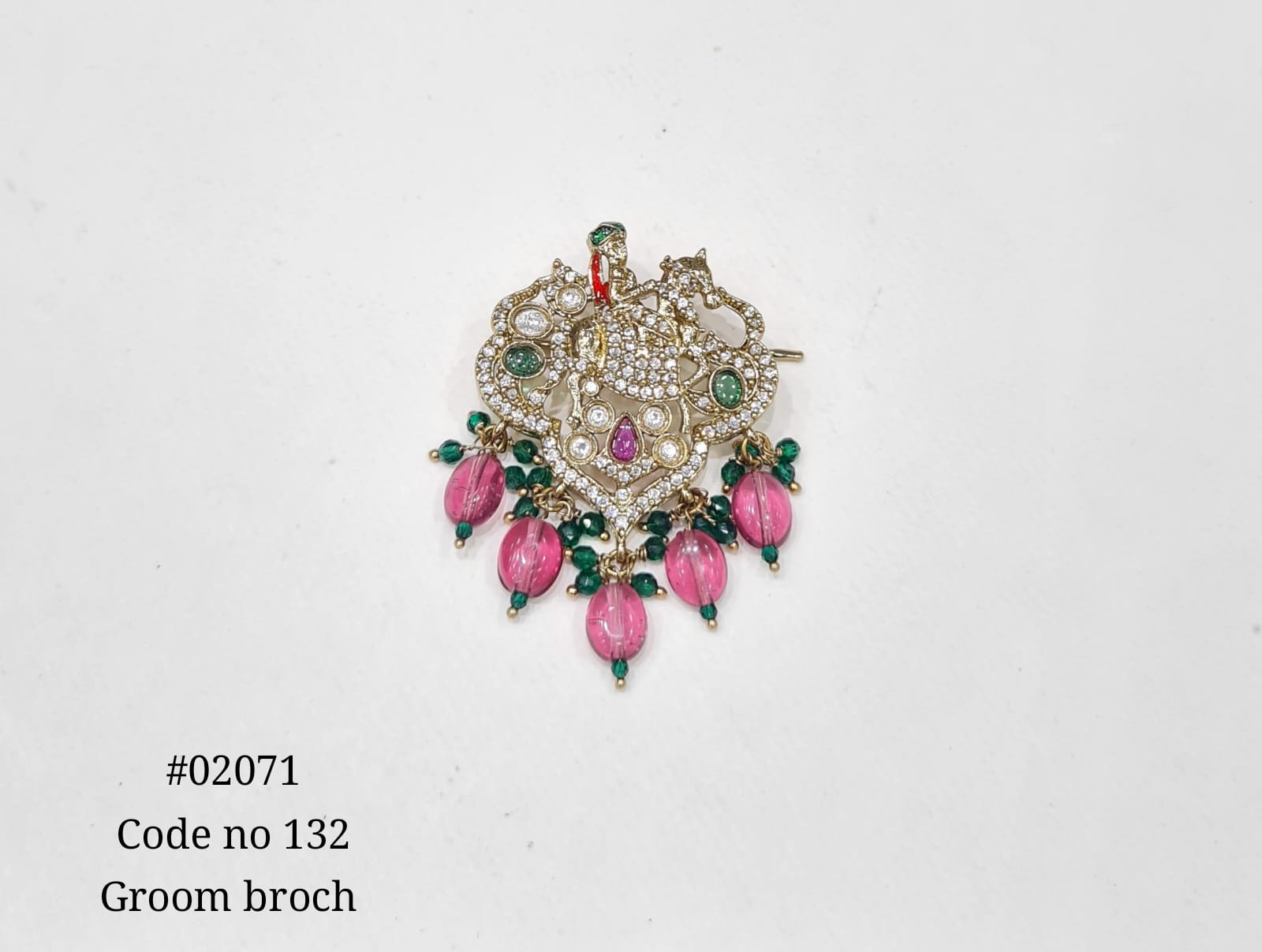 Kundan Brooch 02071