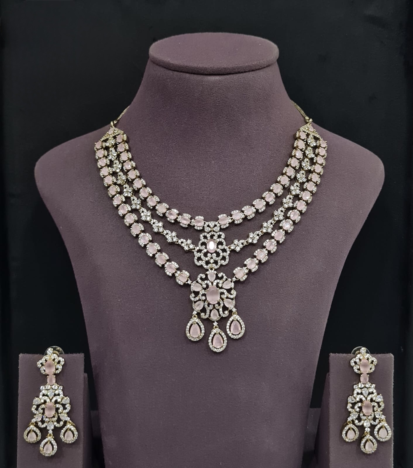 Cz Necklace 11113 - 3