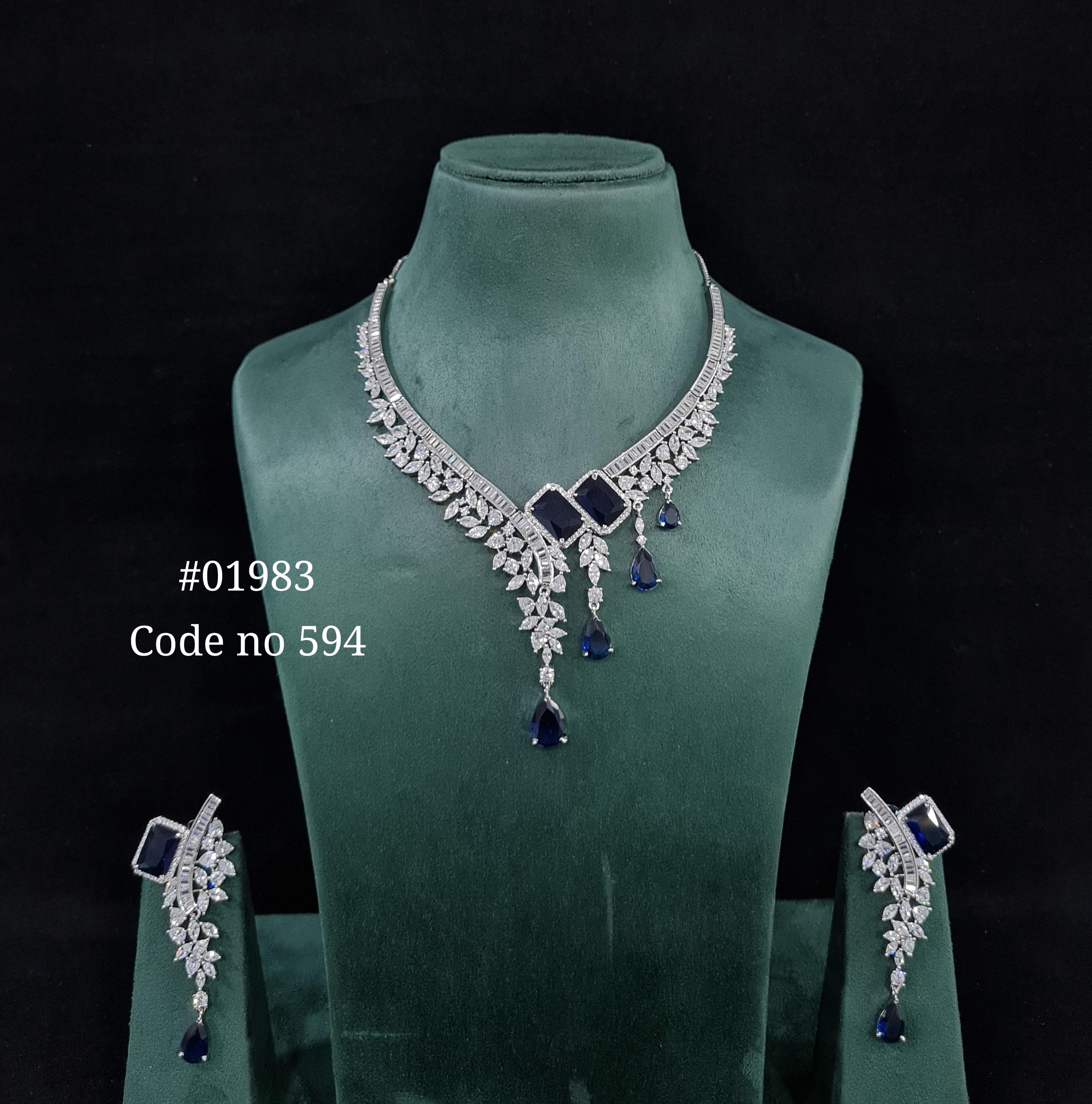 Cz necklace 01983 - 6