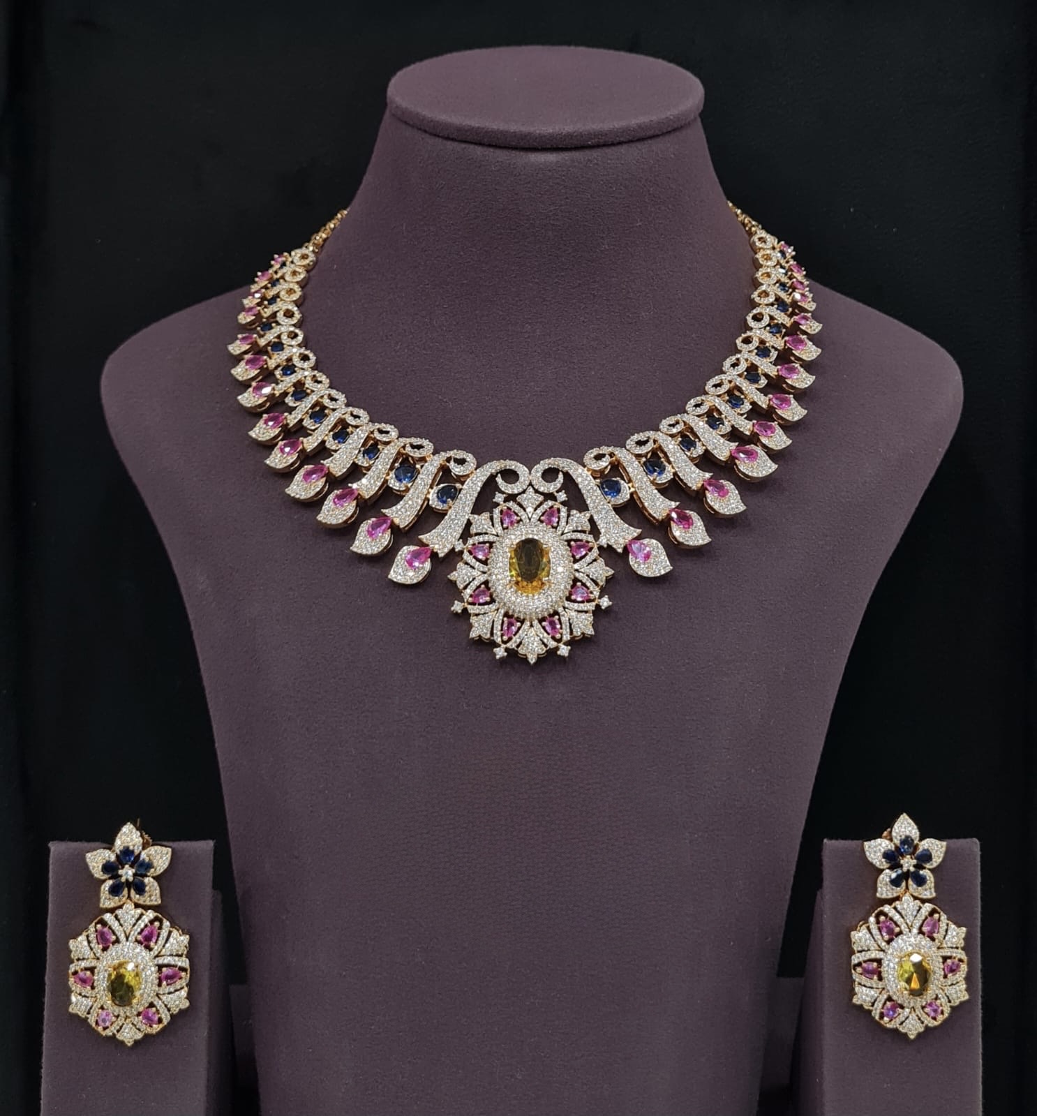 Cz Necklace 10575 - 4