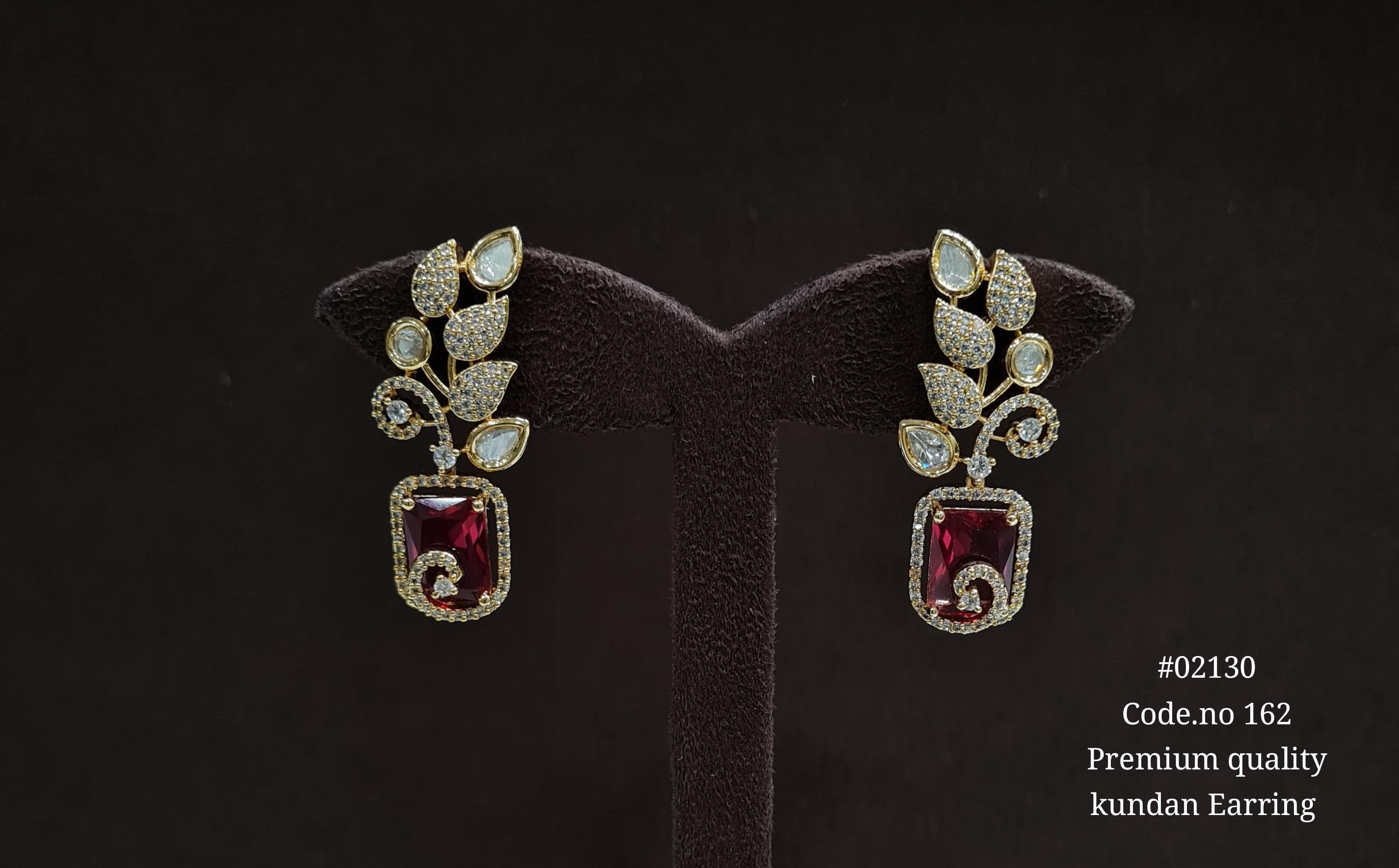 Kundan earrings 02130