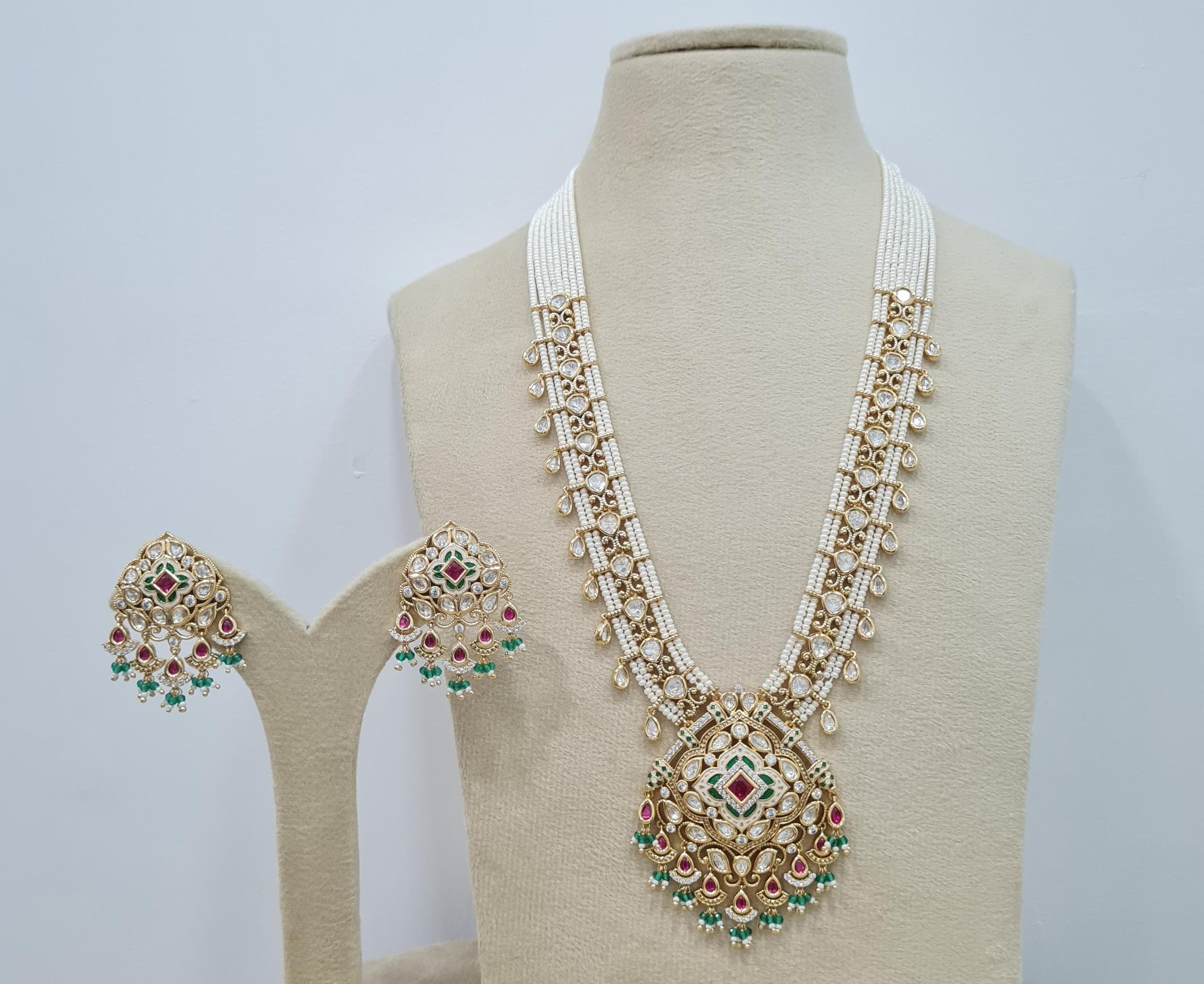 Kundan Long Set 00450 - 3