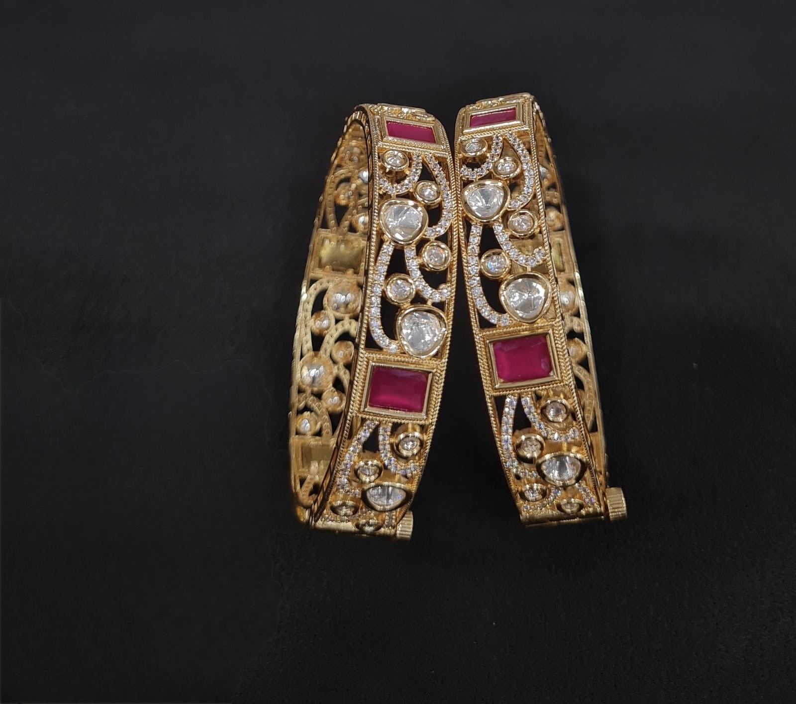 Kundan Bangles 00271 - 3