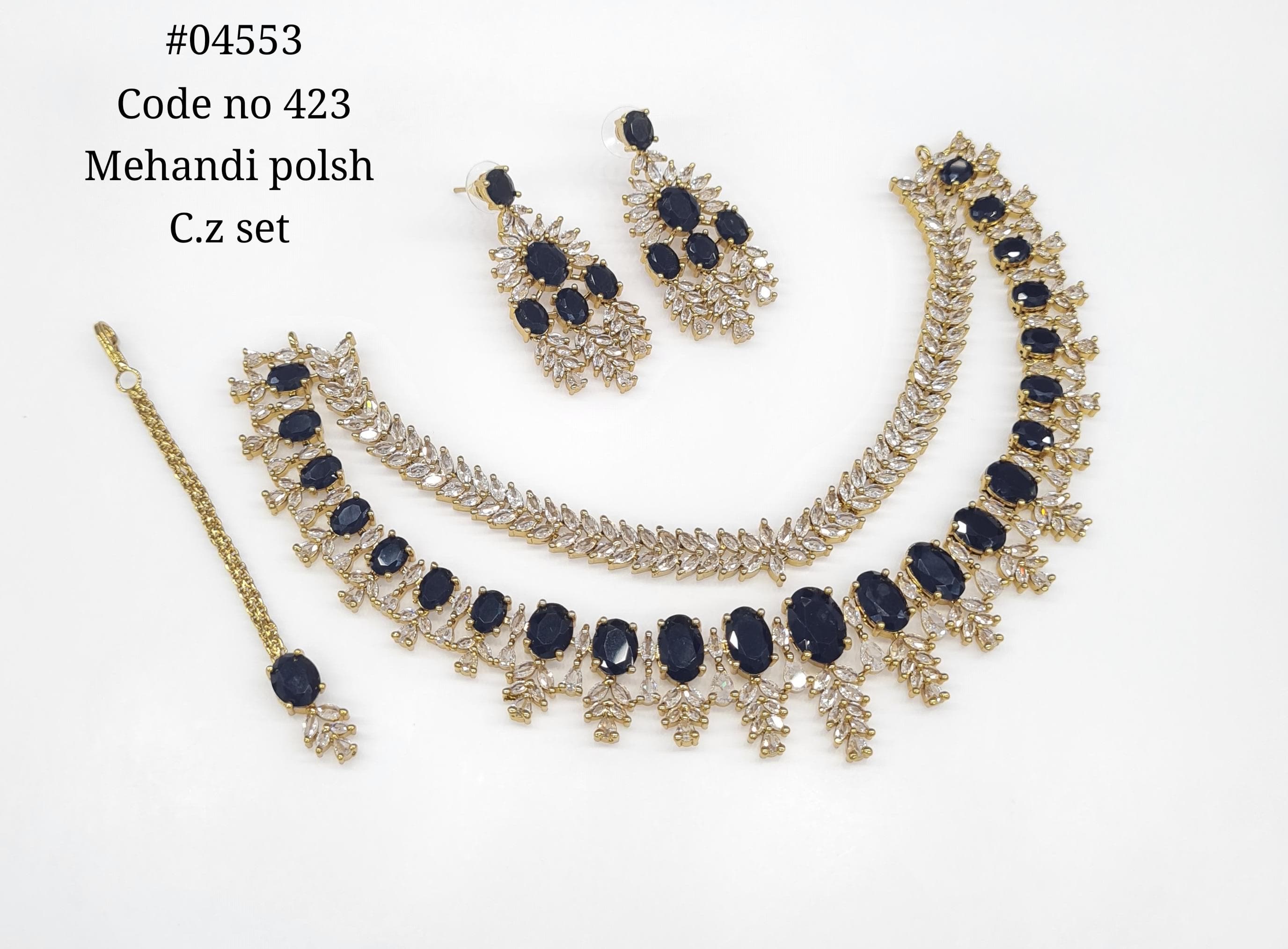 Cz Necklace 04553 - 9
