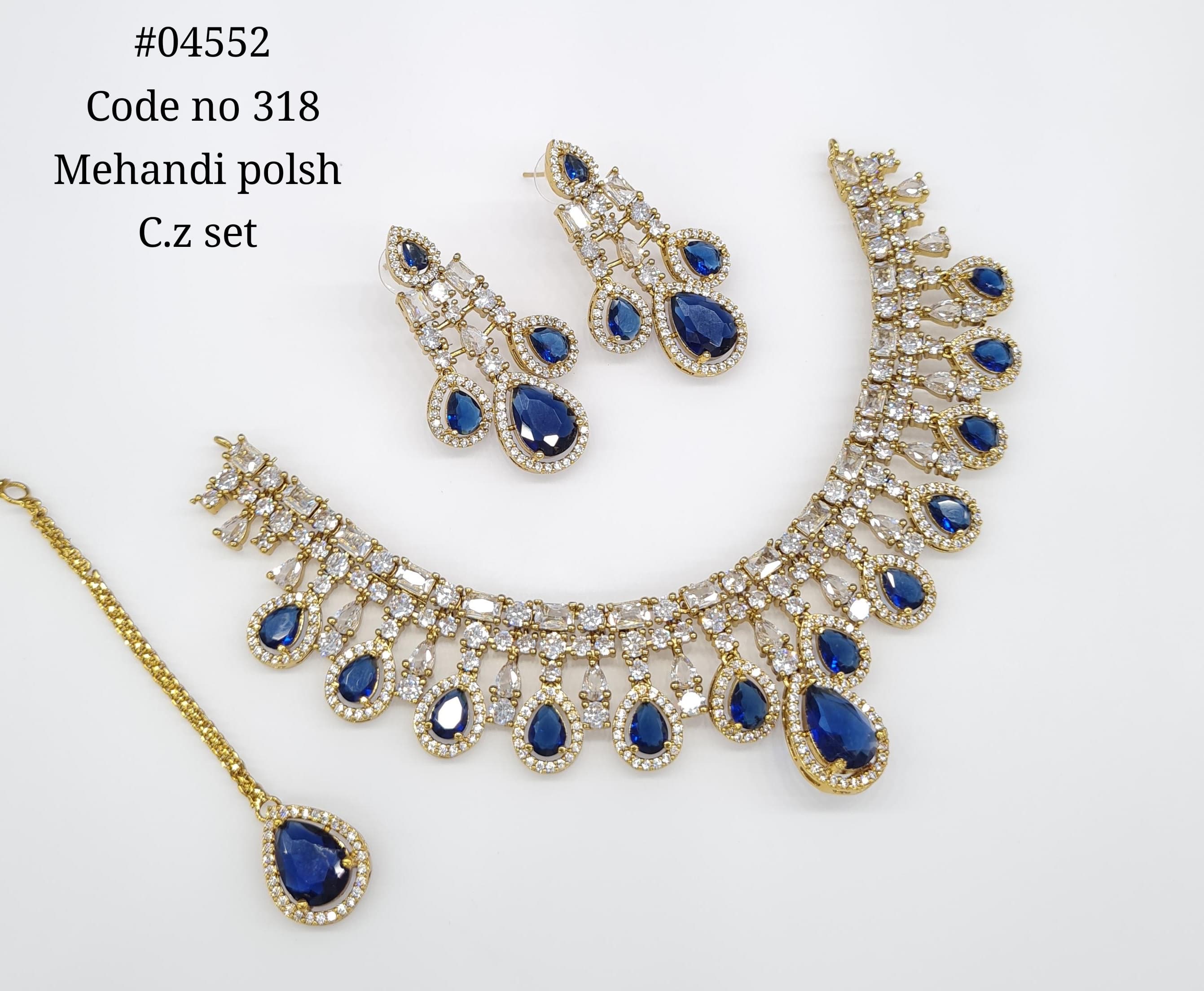 Cz Necklace 04552 - 5