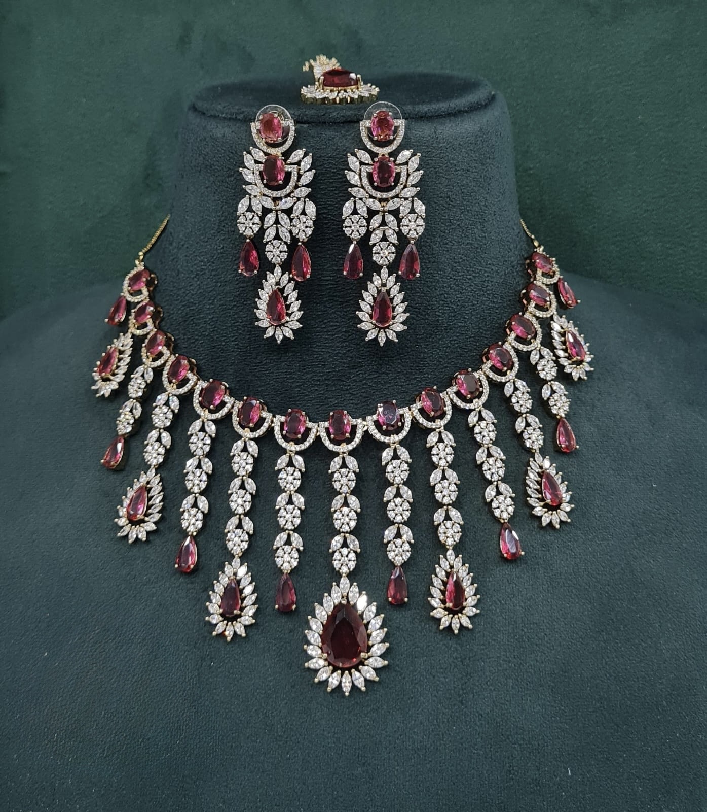 Cz Necklace 09327 - 10