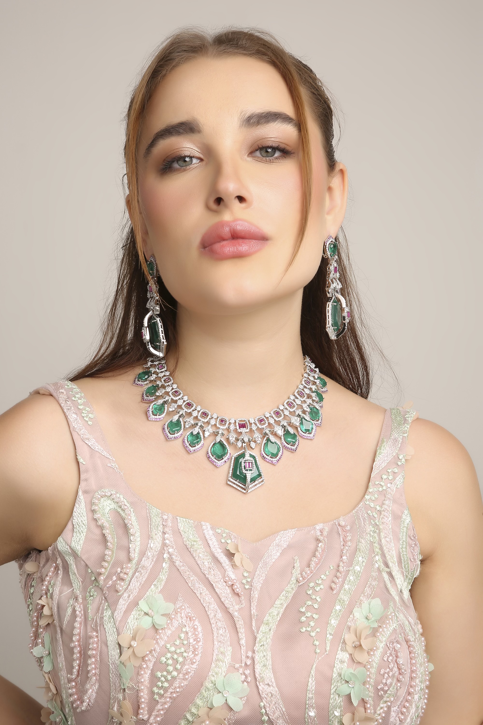 Cz Necklace 10585