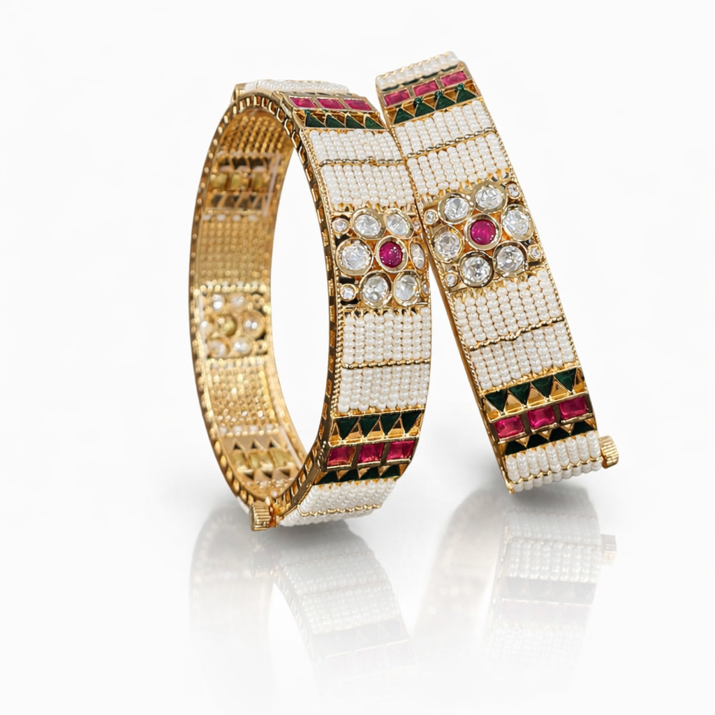 Kundan Bangles 04617