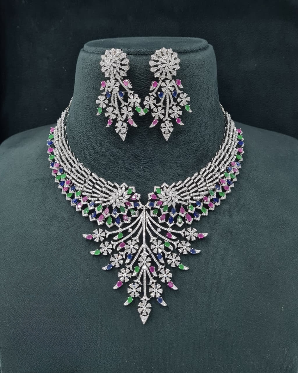 Cz Necklace 06452 - 5