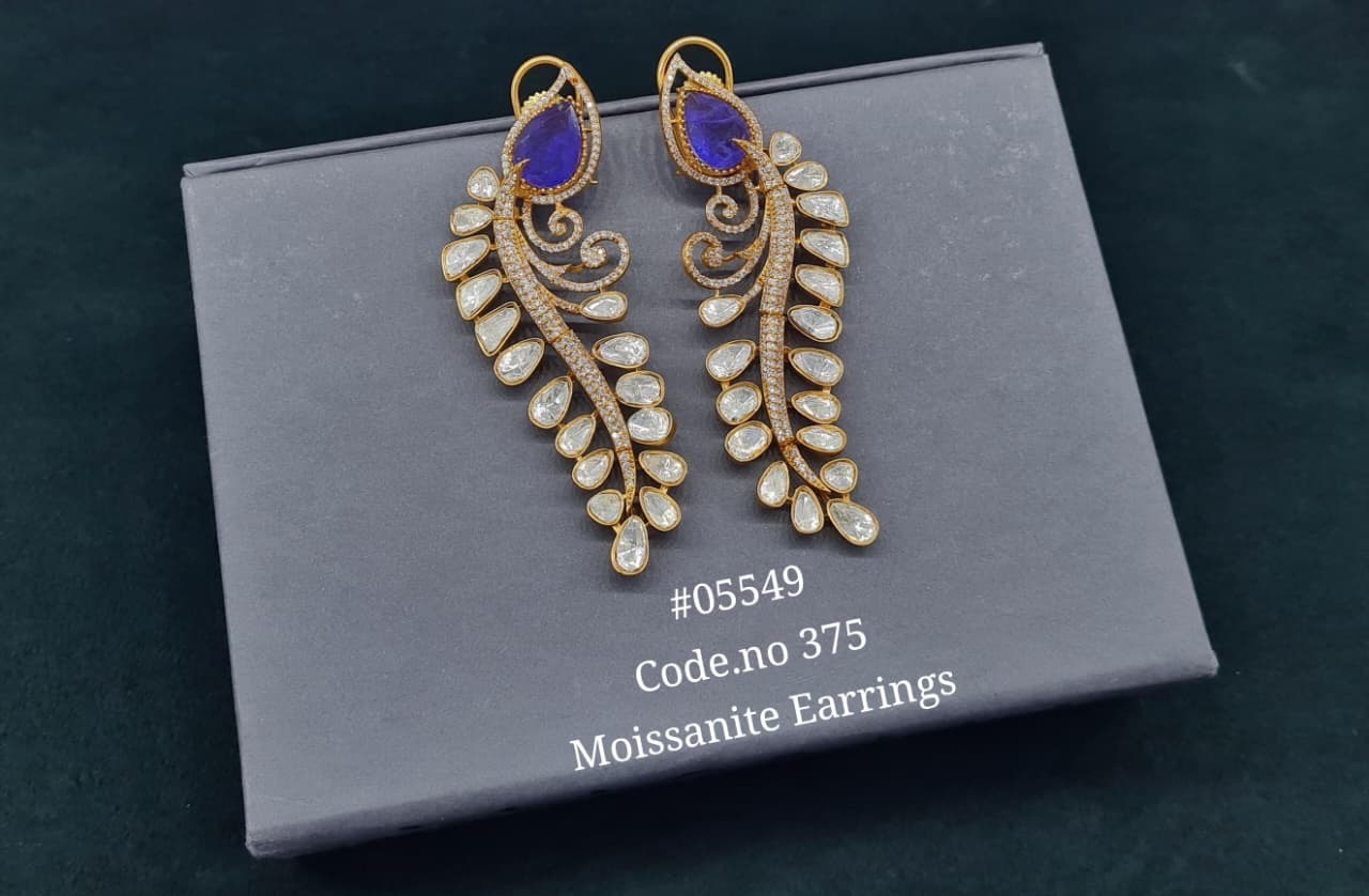 Moissanite Earrings 05549 - 4