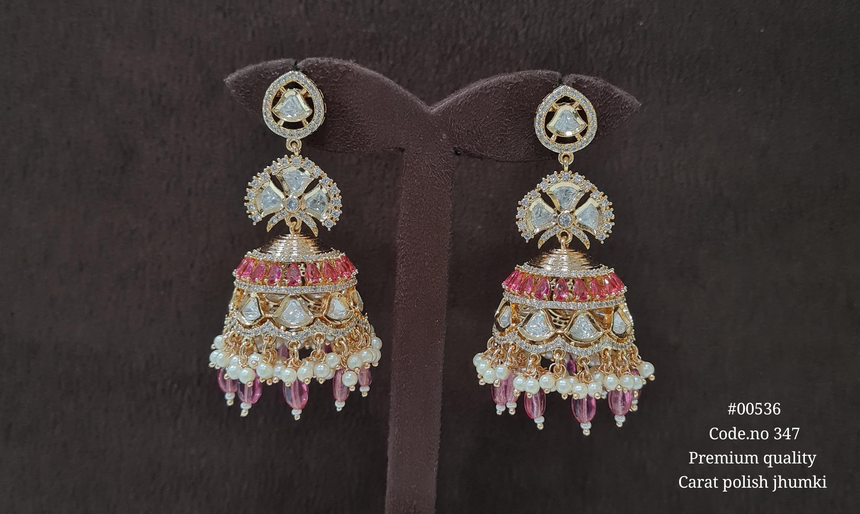 Kundan Jhumka 00536 - 11