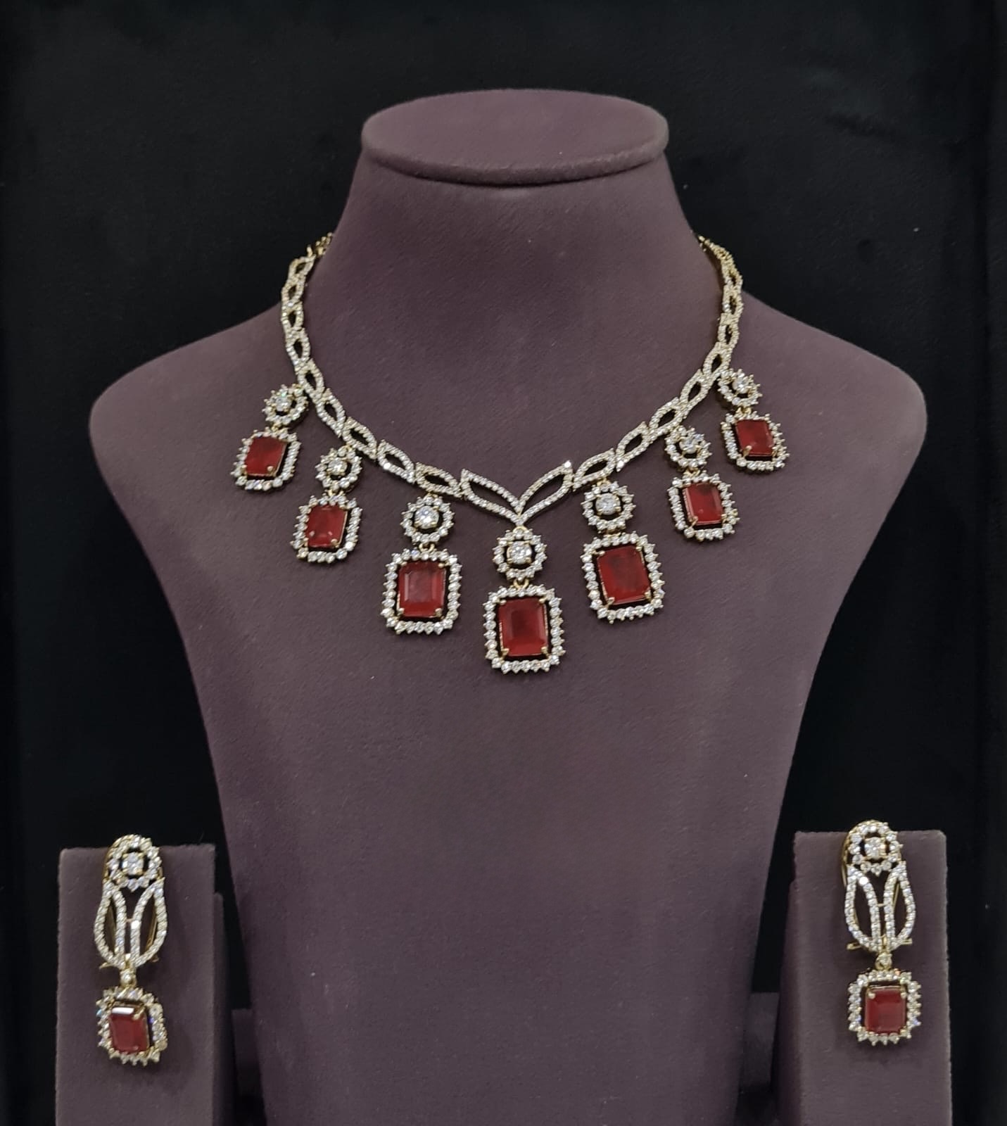 Cz Necklace 11228 - 3