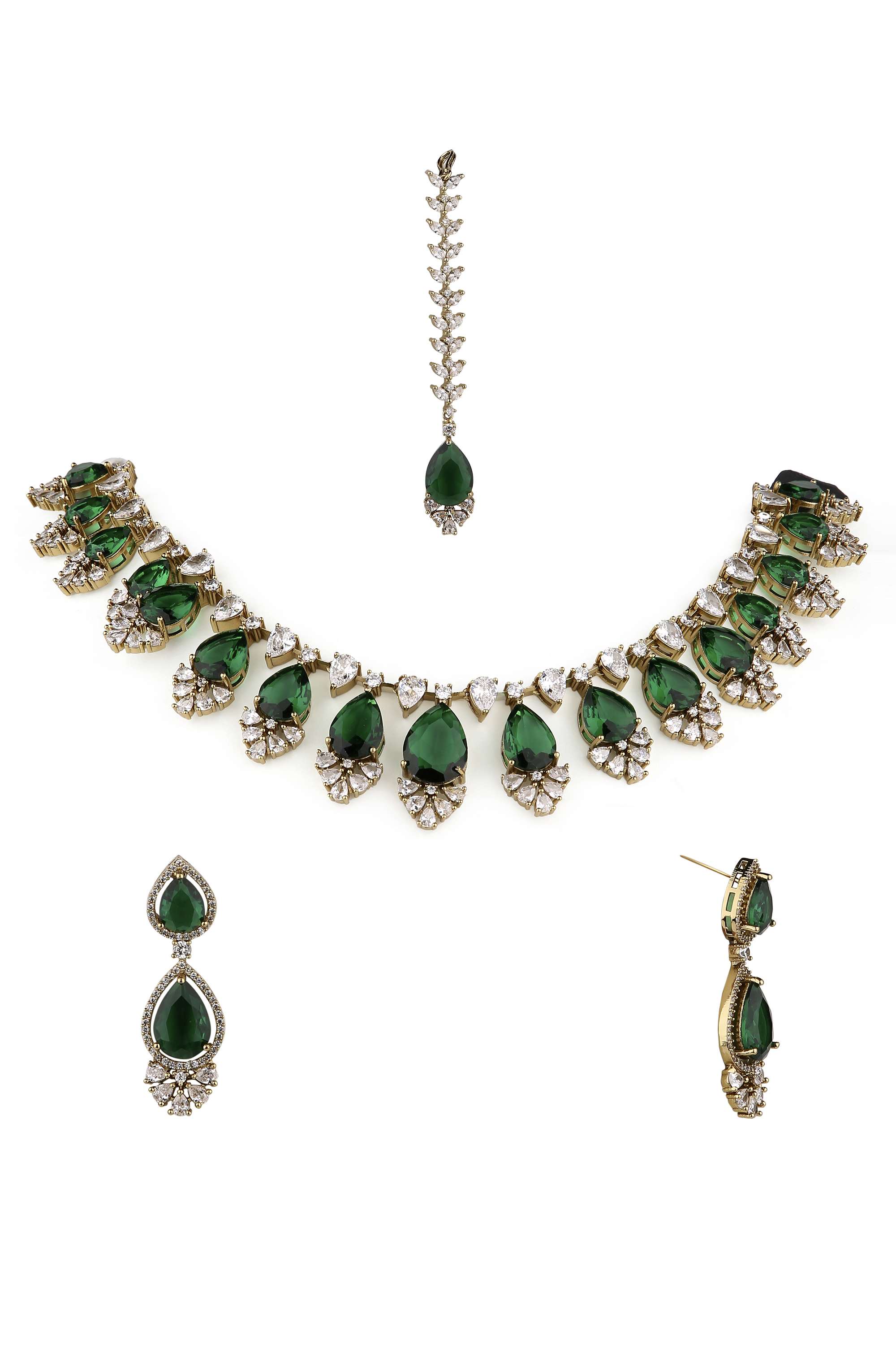 Cz Necklace 06683 - 18