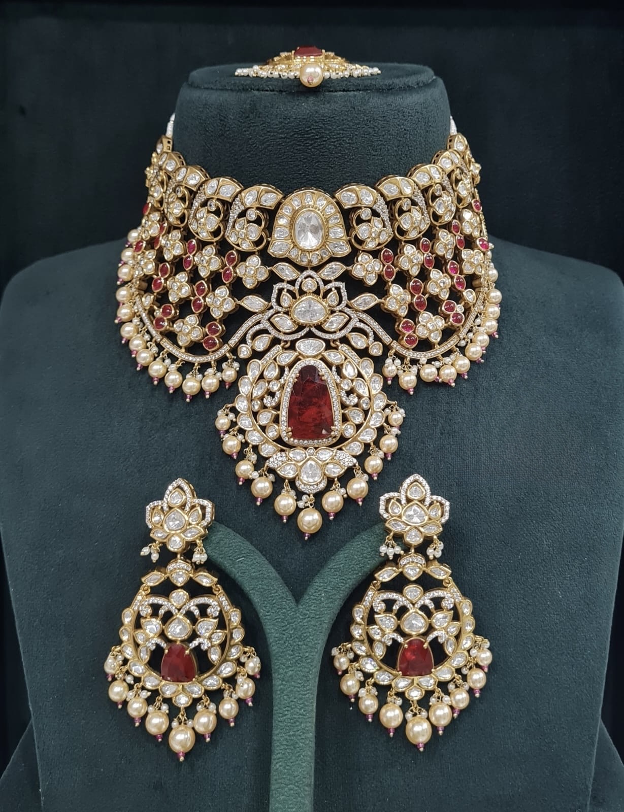 Kundan Bride Set 05502 - 5