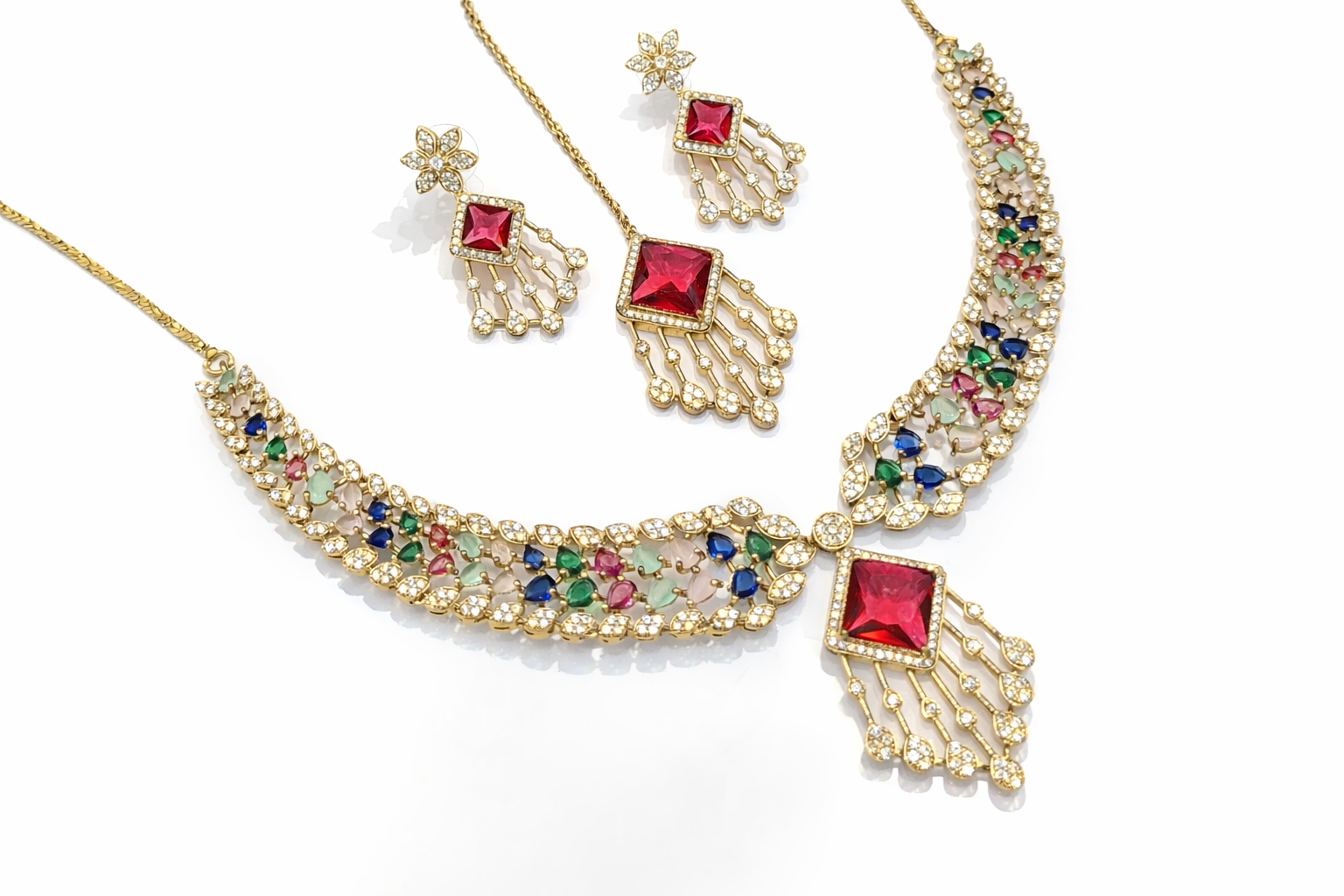 Cz Necklace 09425