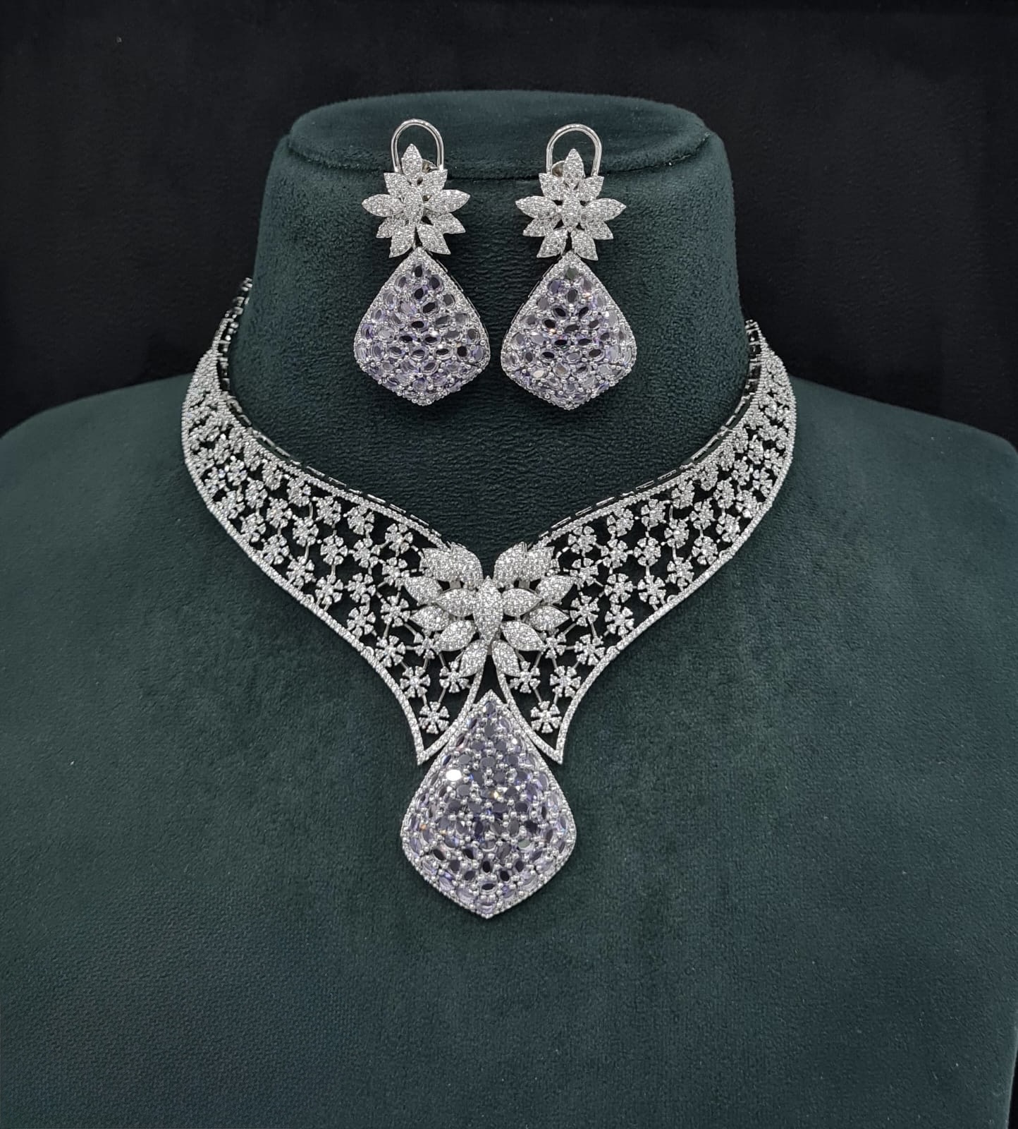 Cz Necklace 10138 - 8