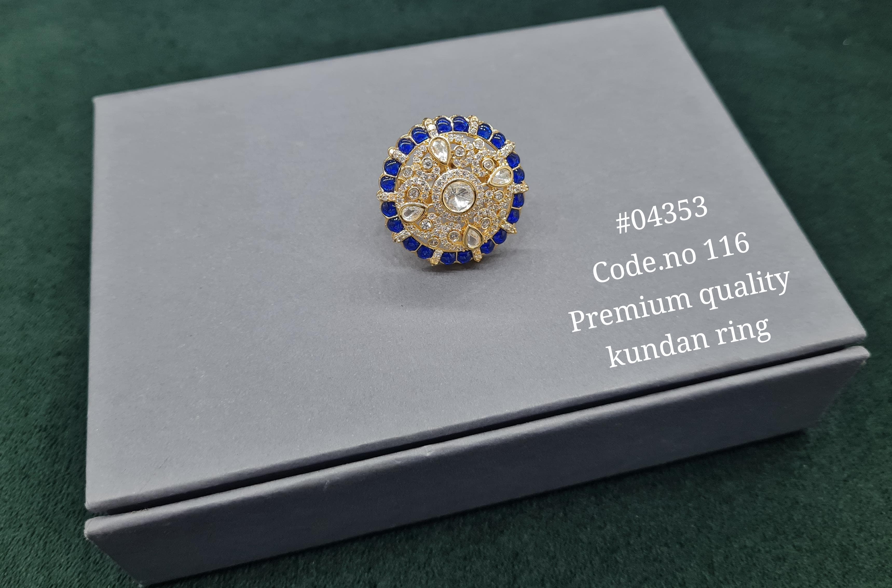 Kundan Fingerring 04353 - 7