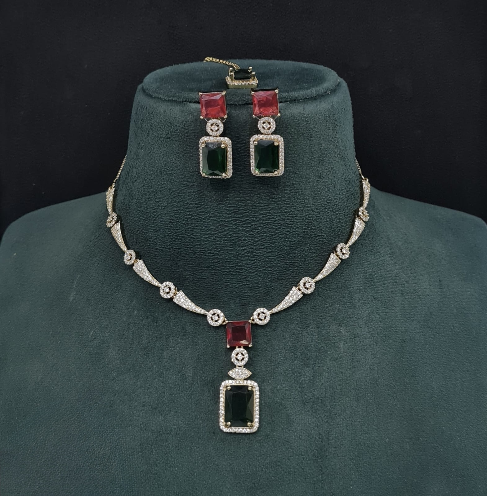 Cz Necklace 10260 - 3