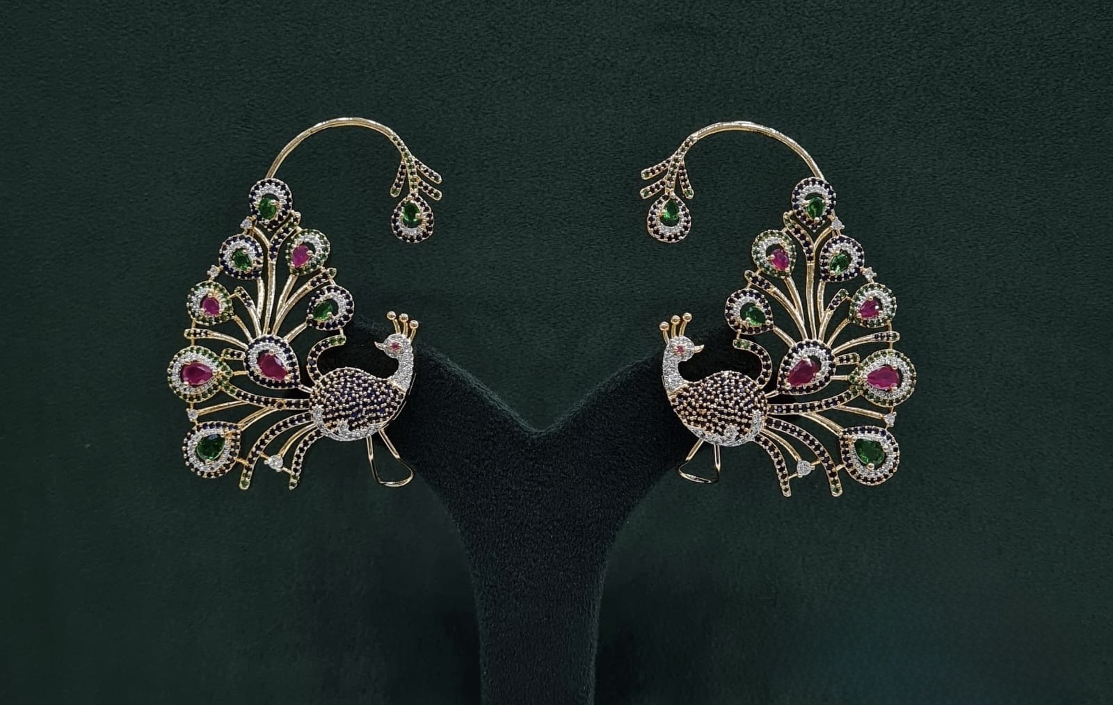 Cz Peacock Earcuff 09326 - 5