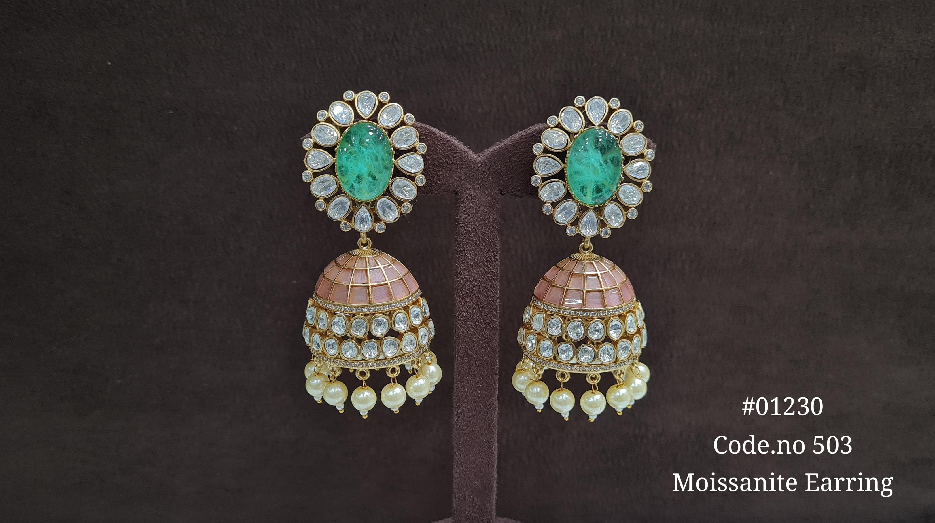 Kundan Jhumka 01230 - 11