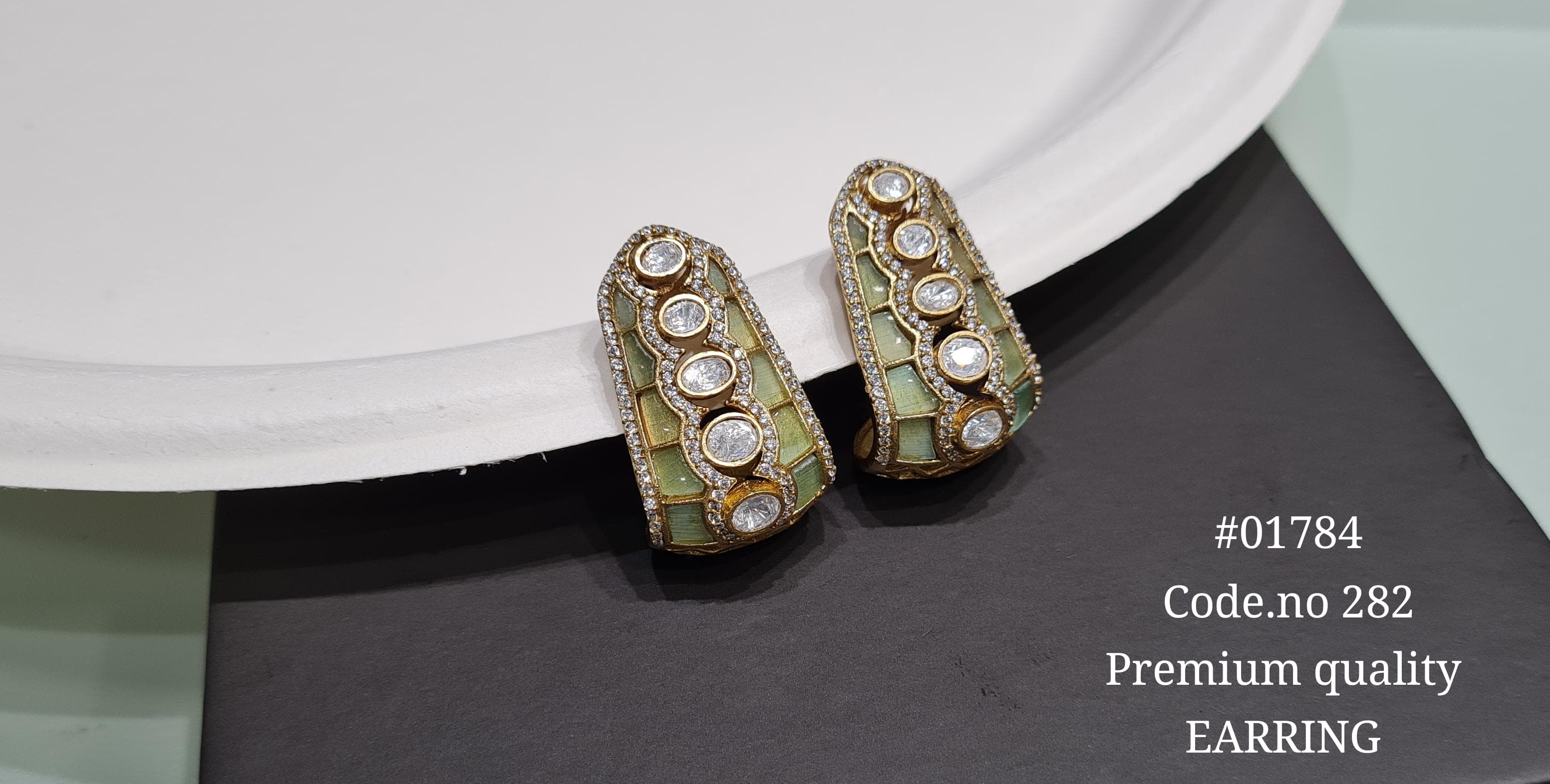 Kundan earrings 01784