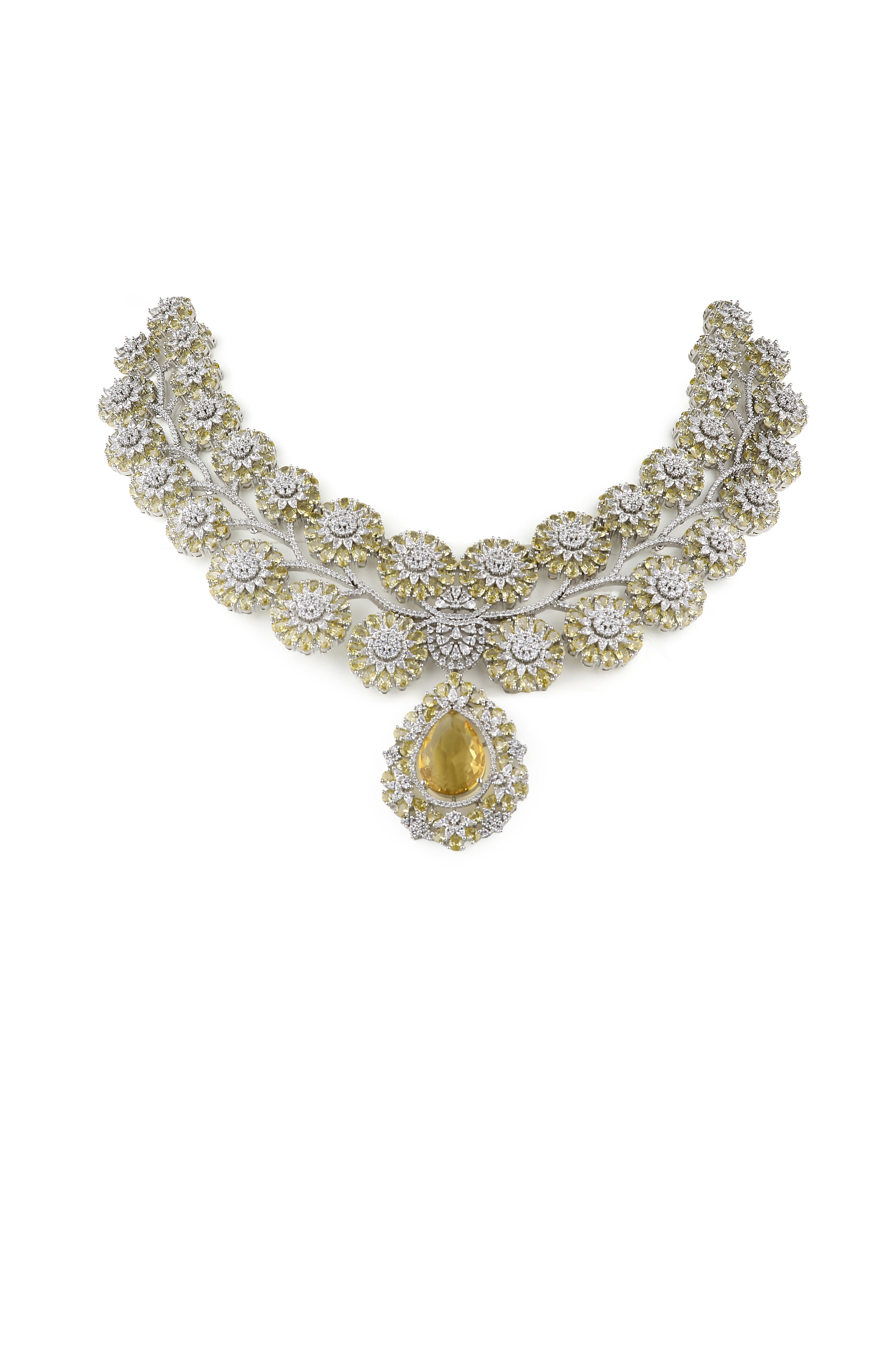 Cz Necklace 06270 - 8