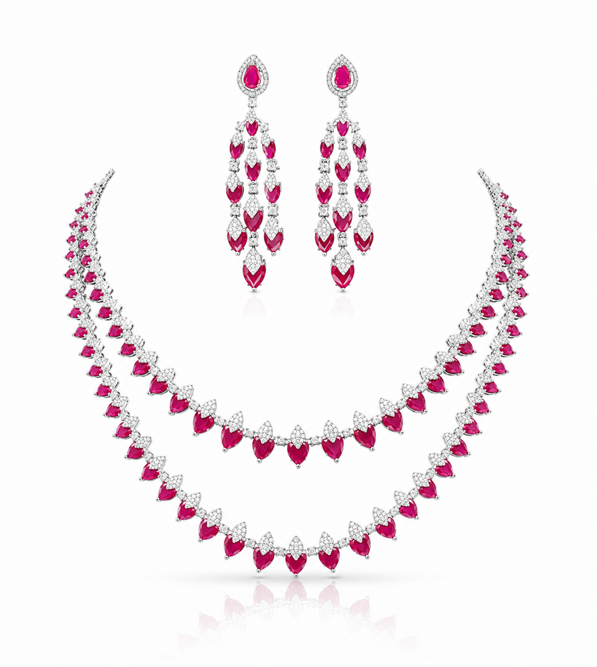 Cz Necklace 06303 - 8