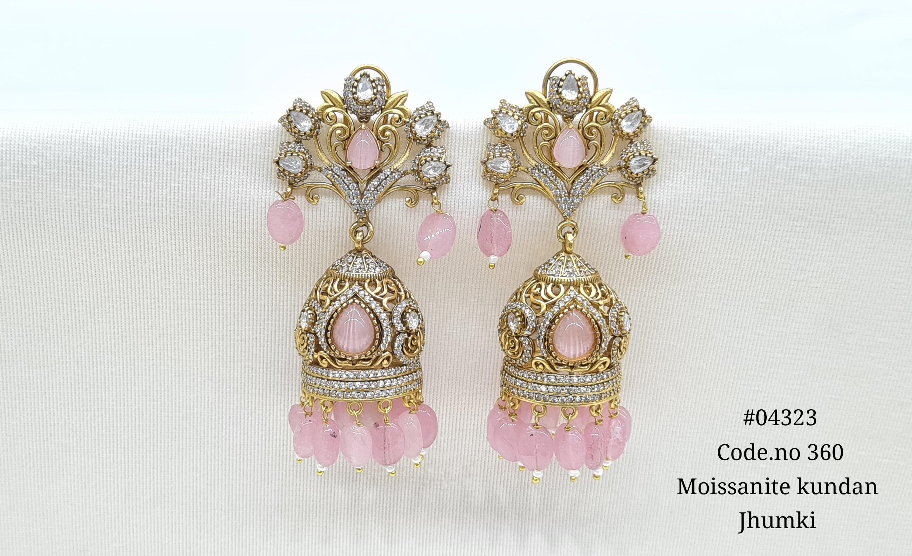 Kundan Jhumki 04323 - 5