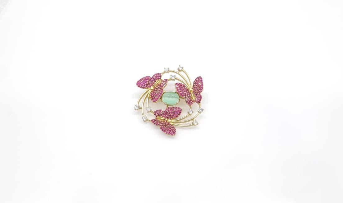 Cz Brooch 10571 - 5
