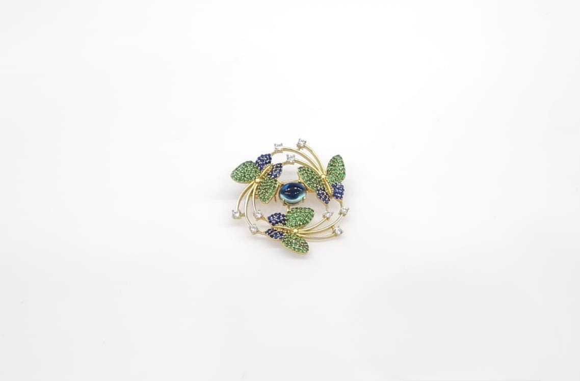 Cz Brooch 10571 - 11
