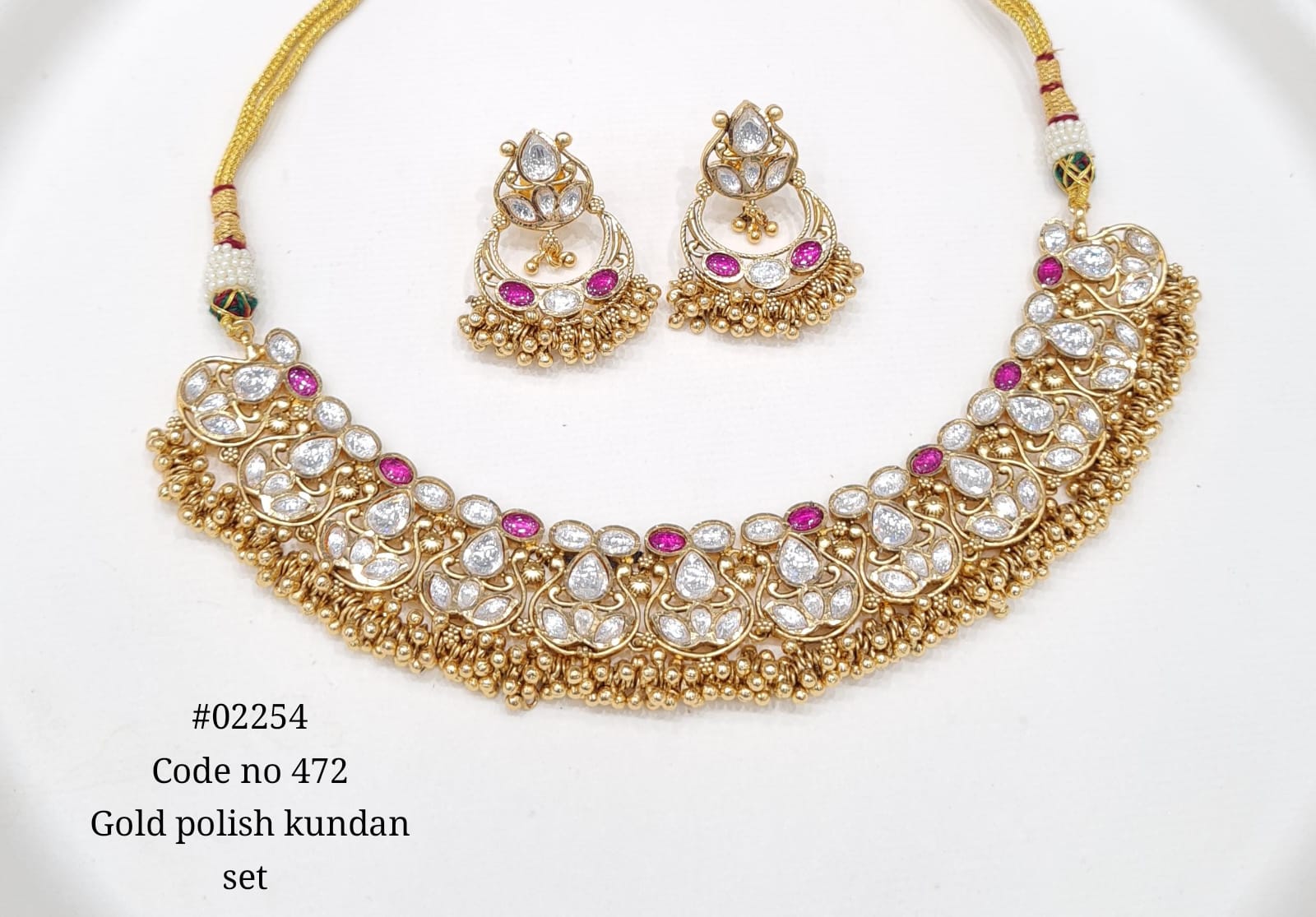 Kundan Necklace 02254 - 4