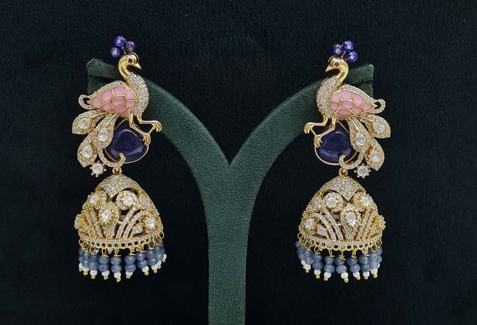 Kundan Earrings 06492 - 7