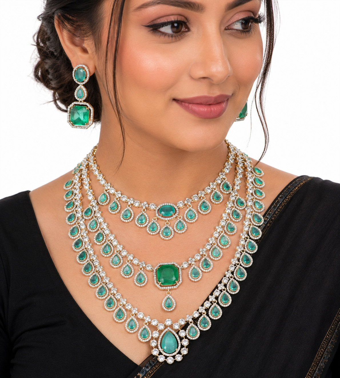 Cz Necklace 11427 - 11